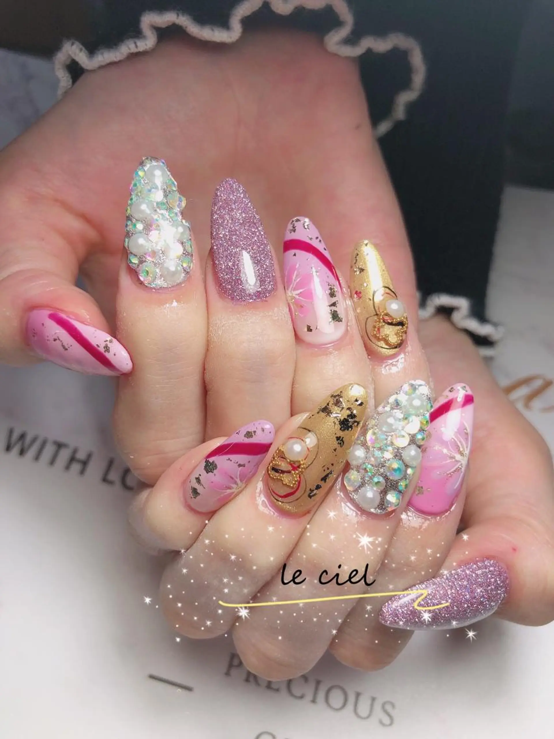 ネイル スカルプネイル Naka Rieのネイルデザイン