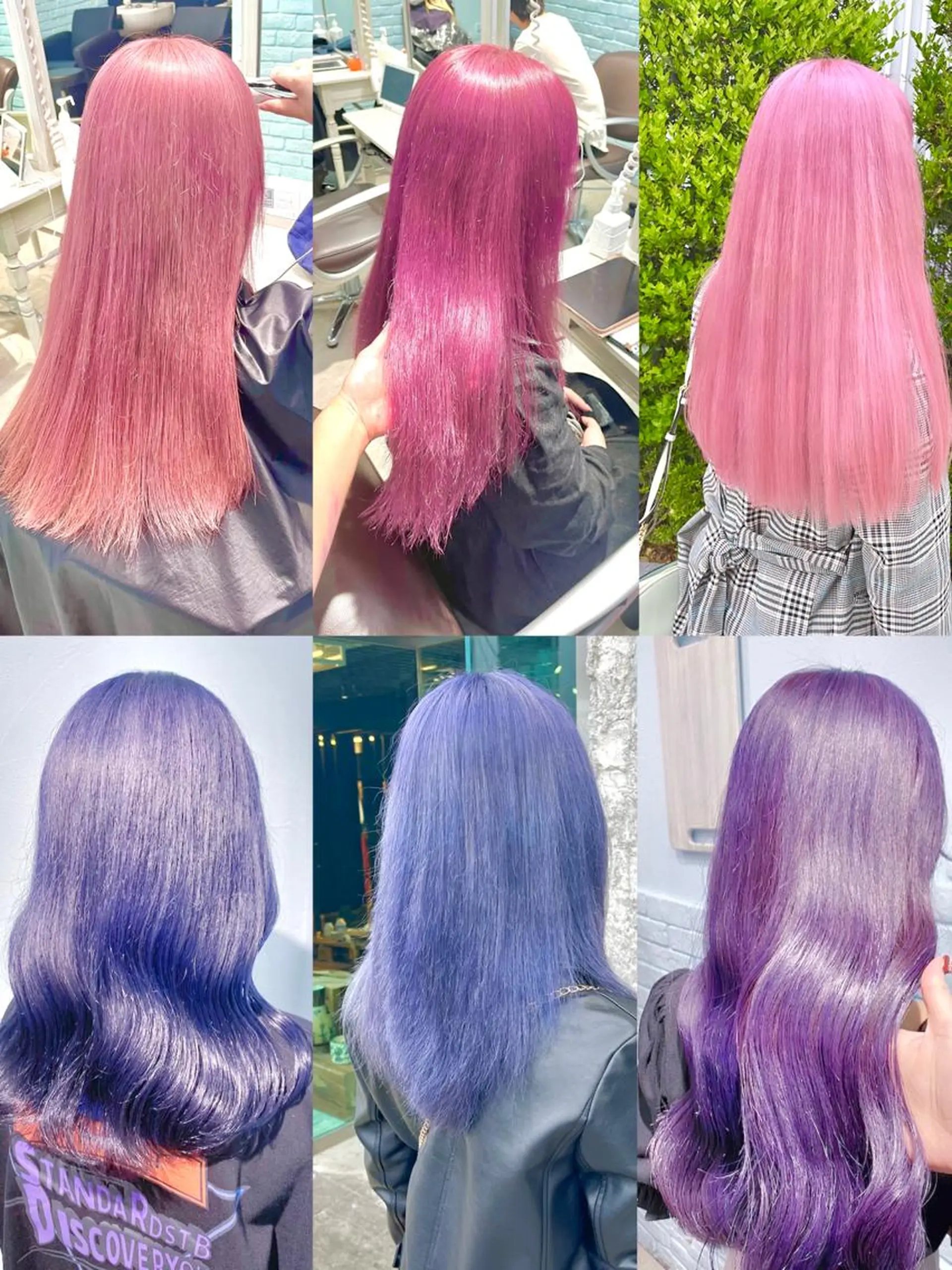 ロング カラー ヘアカラー トリートメント ヘアセット 🩶【推しハイトーン 】yuzu🩶のヘアスタイル