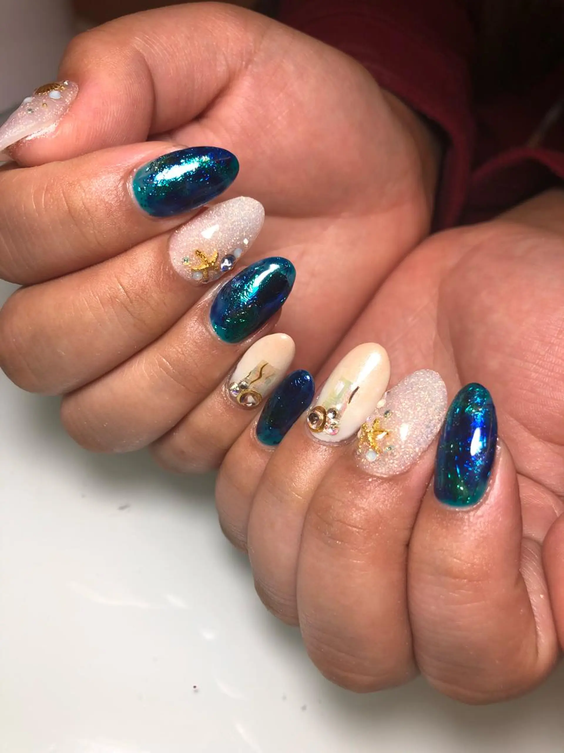 ネイル ハンドネイル M nail はやまうららのネイルデザイン