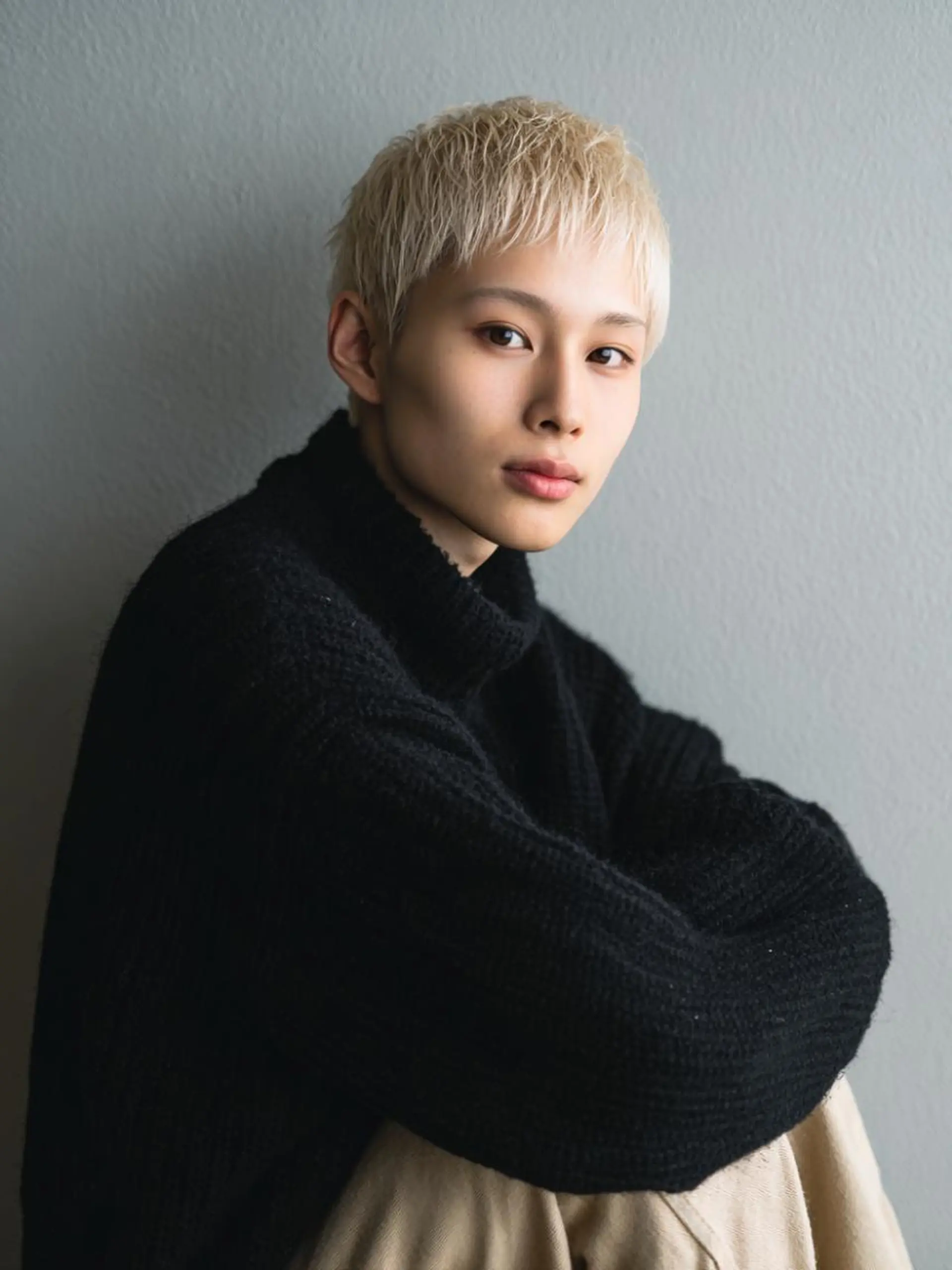 ショート カラー メンズ ブロンド 透明感カラー カット ヘッドスパ ブリーチお任せ🫧 tokute高円寺のヘアスタイル