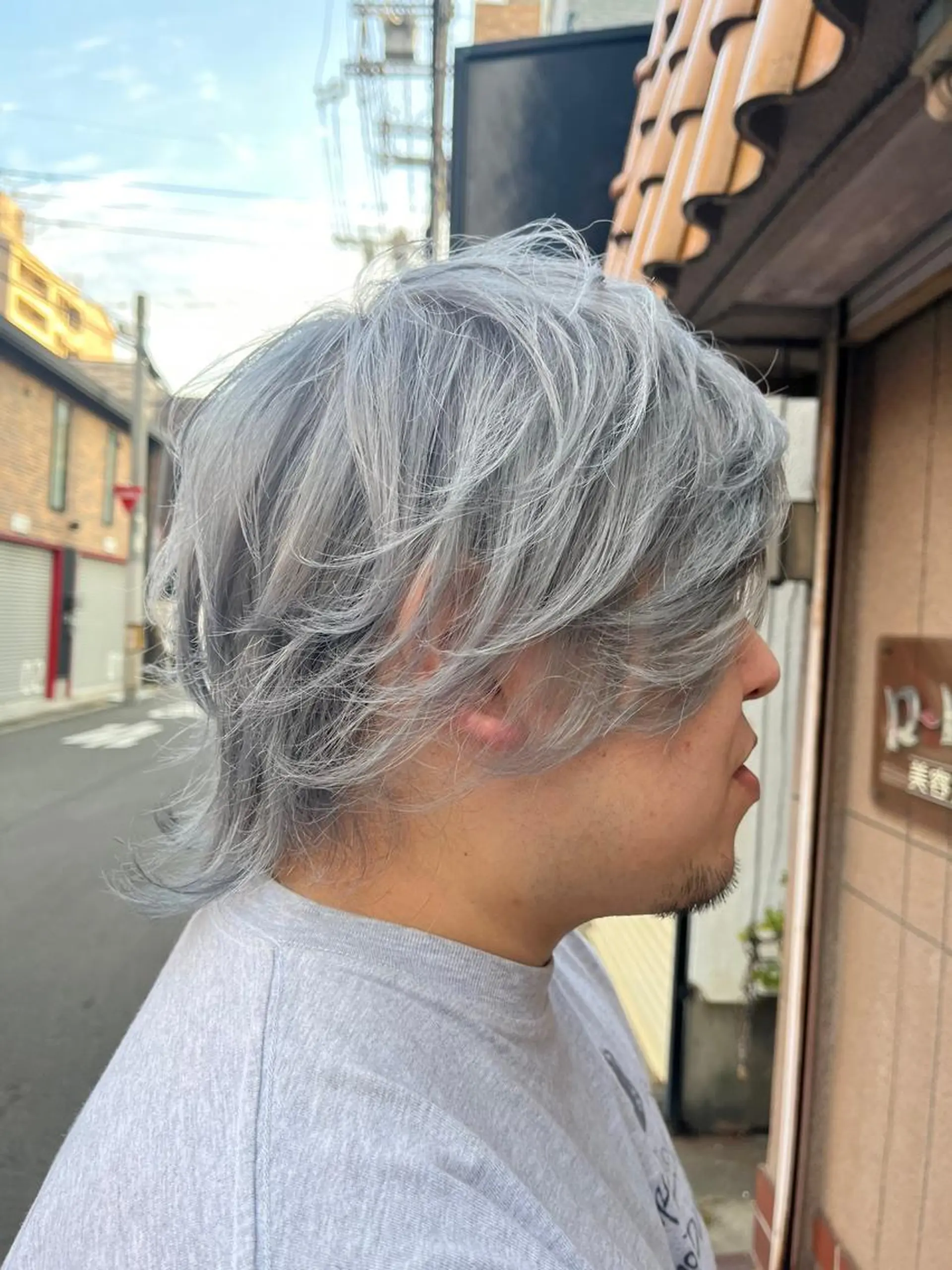 ミディアム カラー メンズ メンズハイライト メンズインナーカラー ダブルカラー グラデーションカラー ハイライトカラー BUCKS【天王寺】 バックス【駅30秒】のヘアスタイル