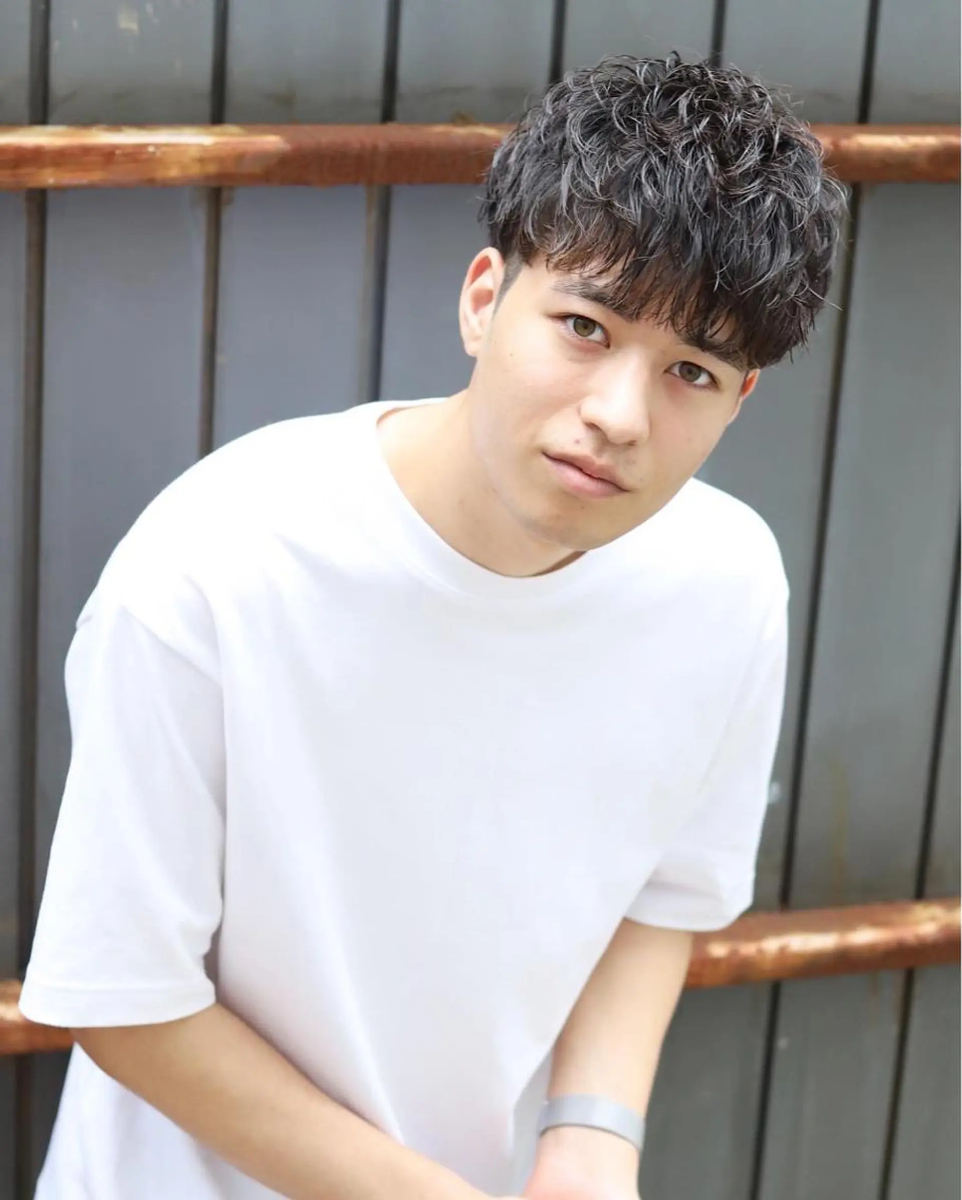 ショート パーマ メンズ マッシュ メンズパーマ シースルーマッシュ QUONHEAL谷町店所属・TAIGA /メンズ美容師のヘアスタイル