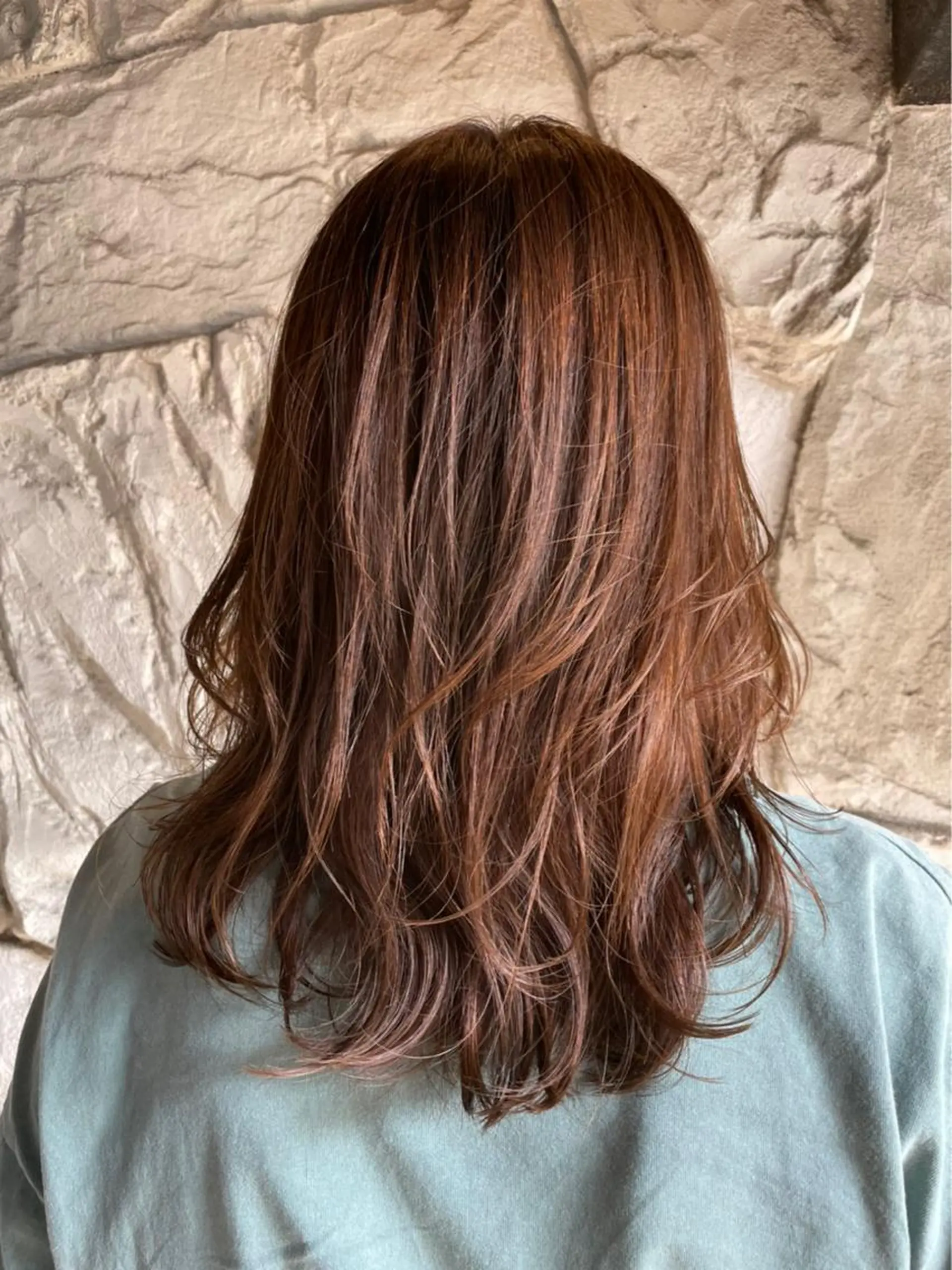 ミディアム 末石 智のヘアスタイル