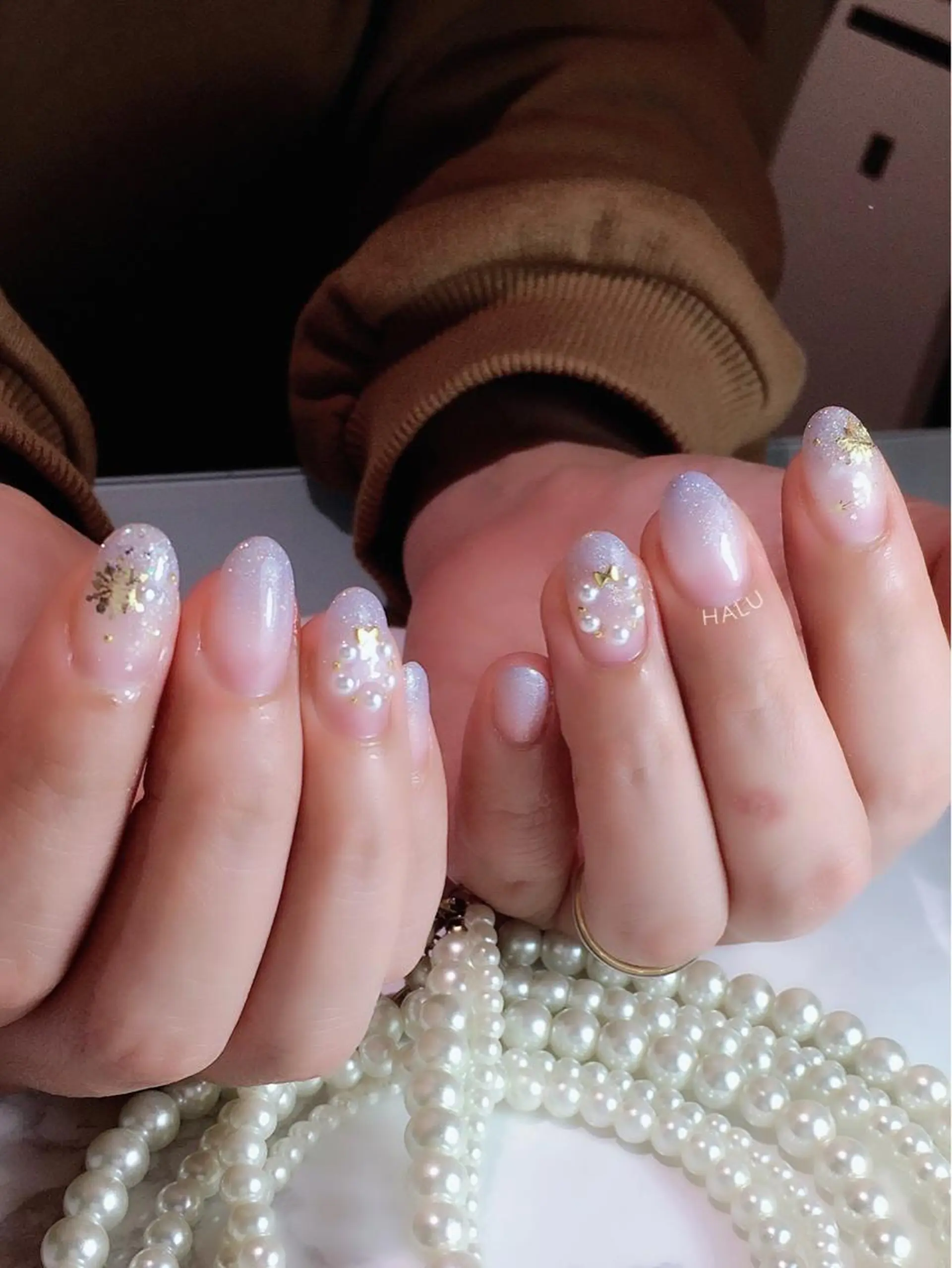 ネイル パープル HALU ハルのネイルデザイン