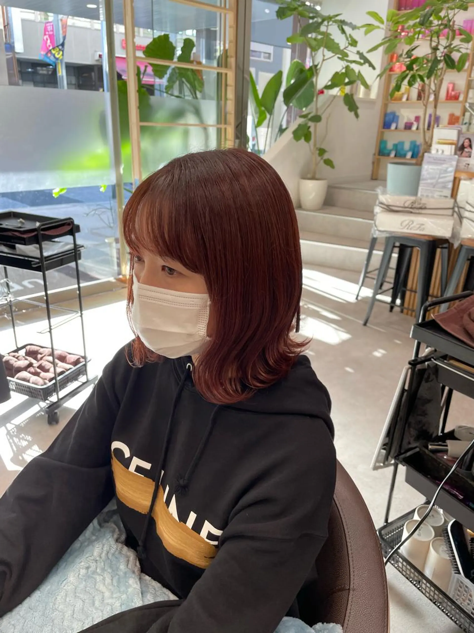 カラー ブラウンカラー ピンクカラー ヘアカラー ピンクカラー🎀/ ミルクティー🍼花音のヘアスタイル