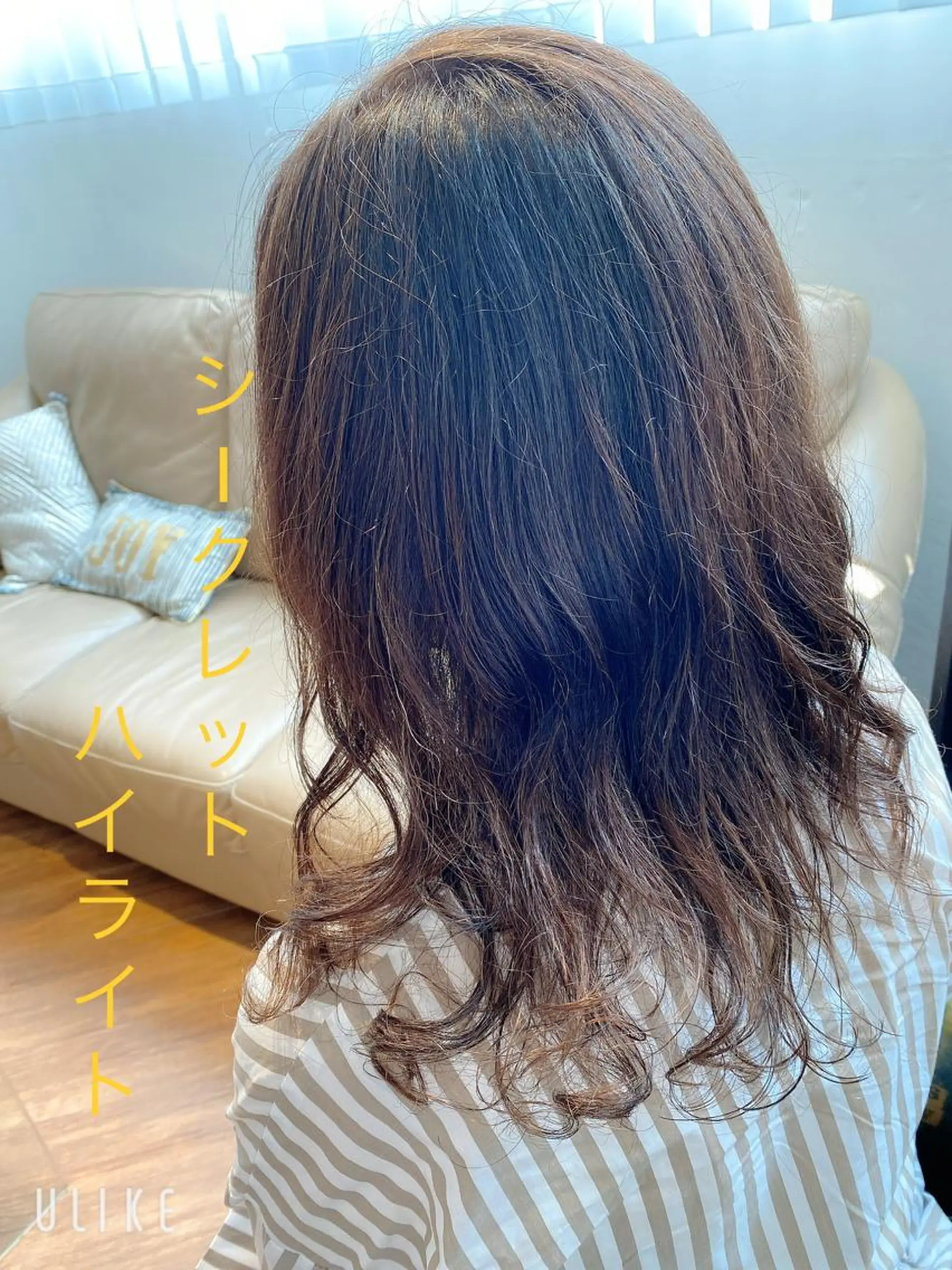 セミロング 勝沼 佑季のヘアスタイル