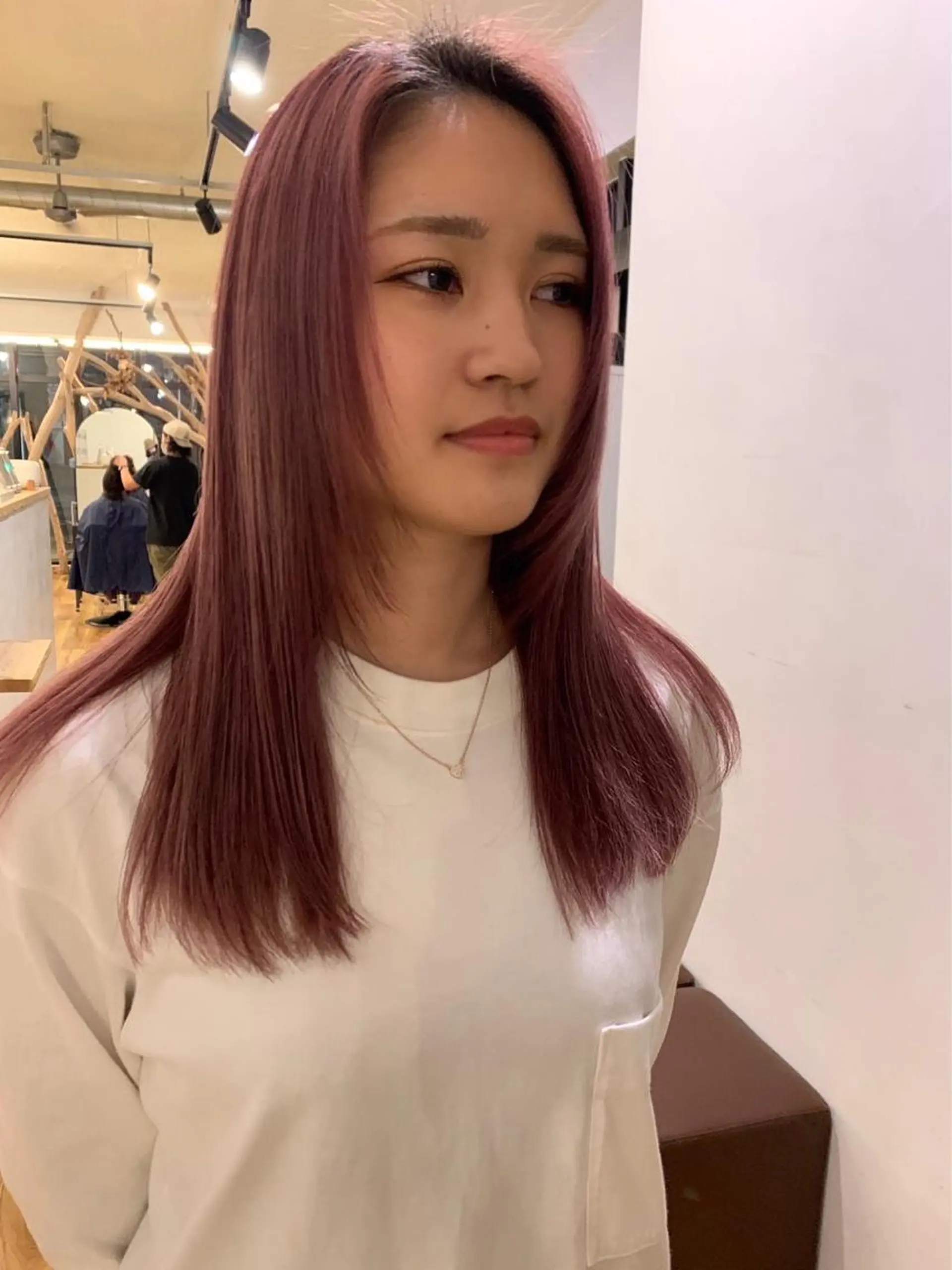 カラー 莉乃/縮毛矯正/髪質 改善/艶カラーのヘアスタイル