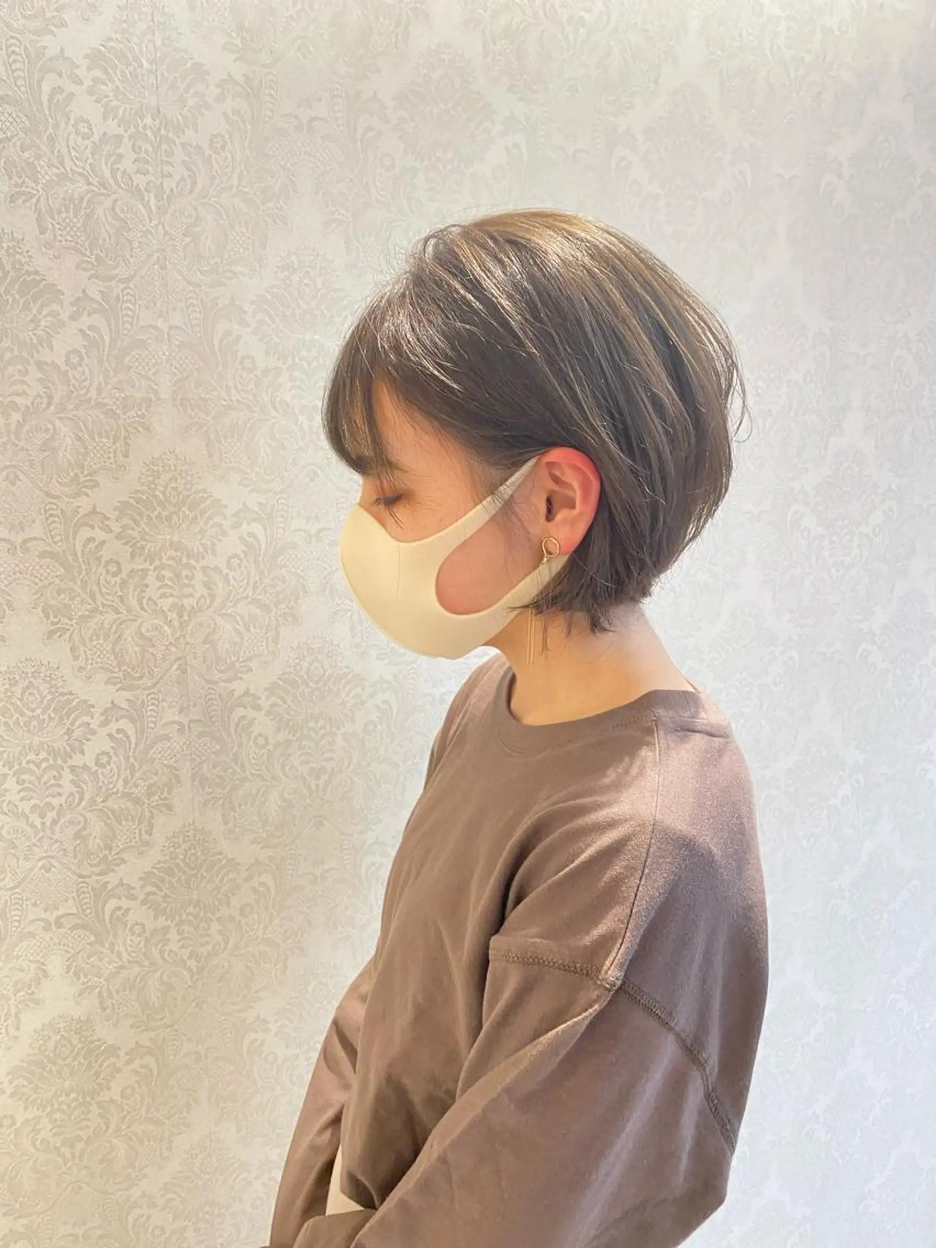 ショート カラー ヘアカラー デザインカラー✨新倉 佑奈のヘアスタイル