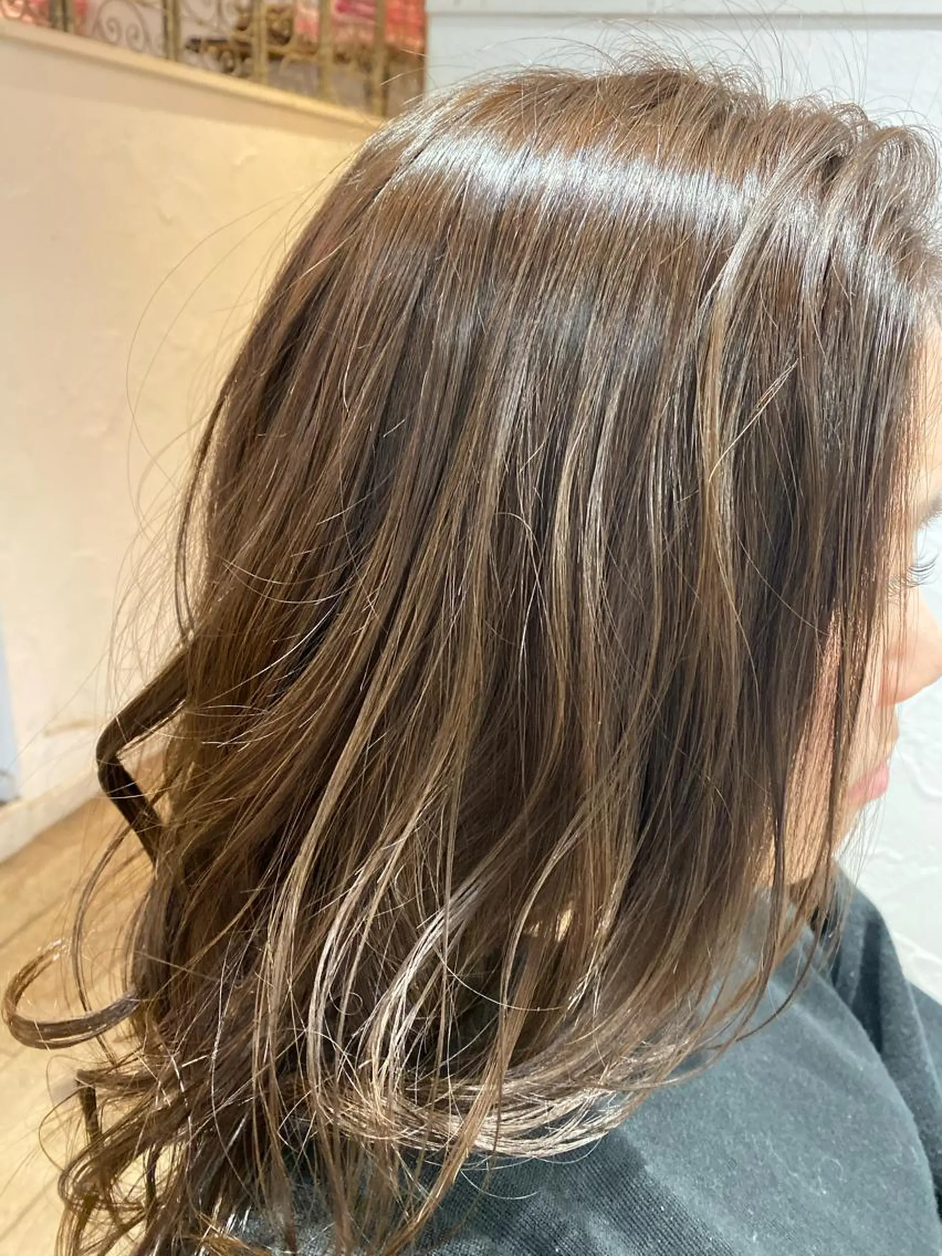 セミロング カラー マルヤマ リナのマツエク・マツパデザイン