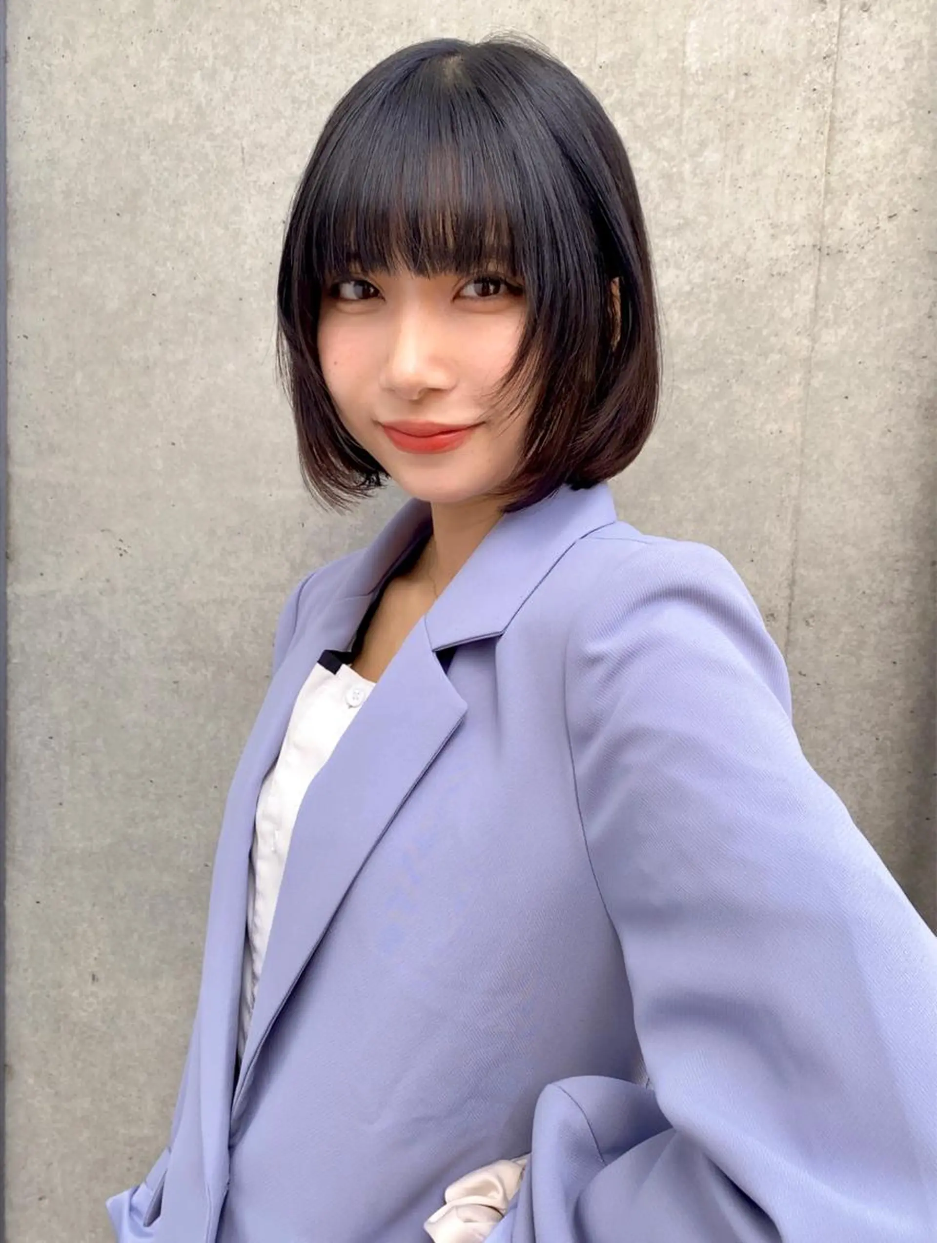 ショート カラー ヘアカラー トリートメント レイヤー/柔色 カラー/SAkiのヘアスタイル