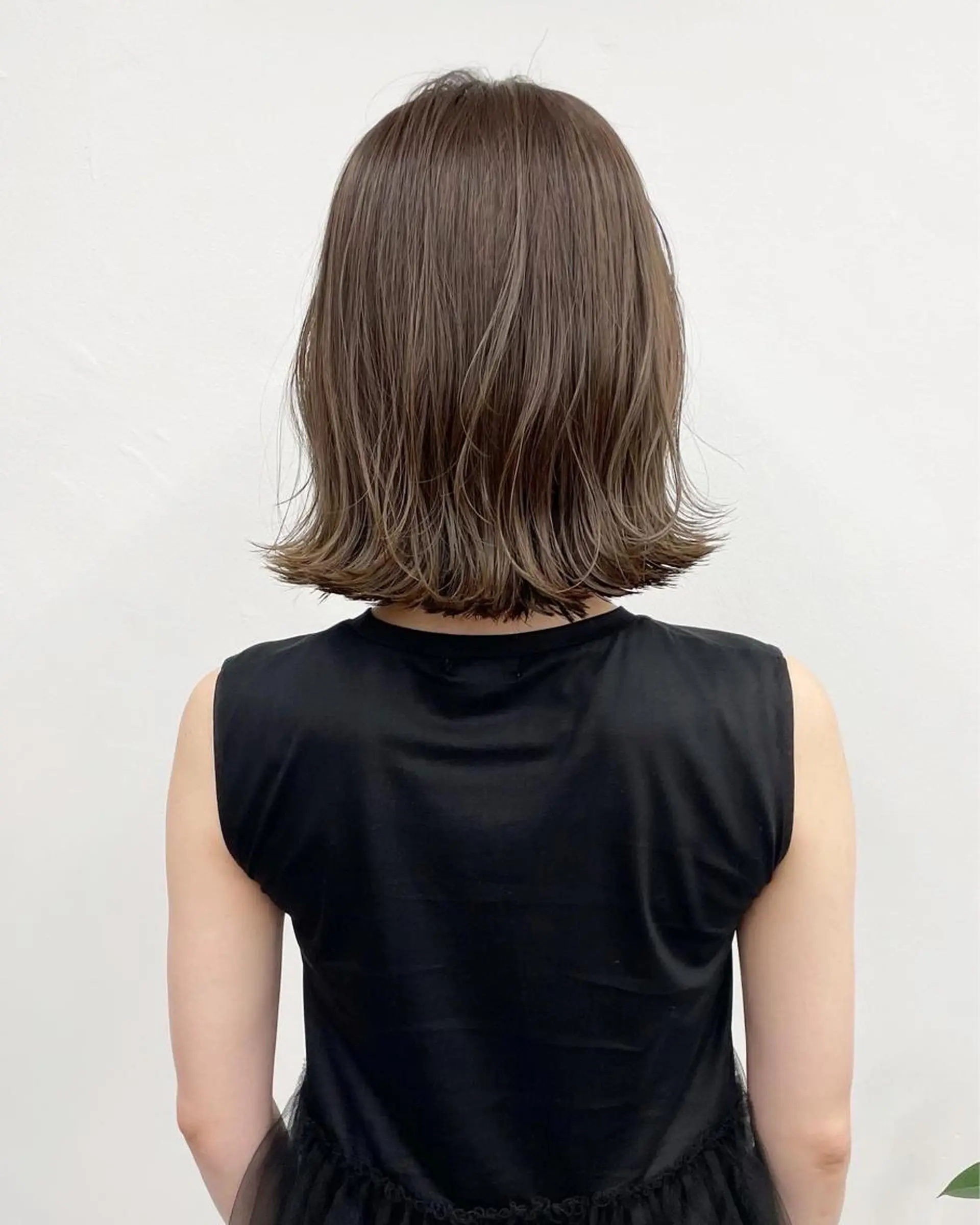 ミディアム カラー ベージュカラー 透明感カラー ボブ ナチュラルヘア/ 似合わせ/三宅 昌太のヘアスタイル