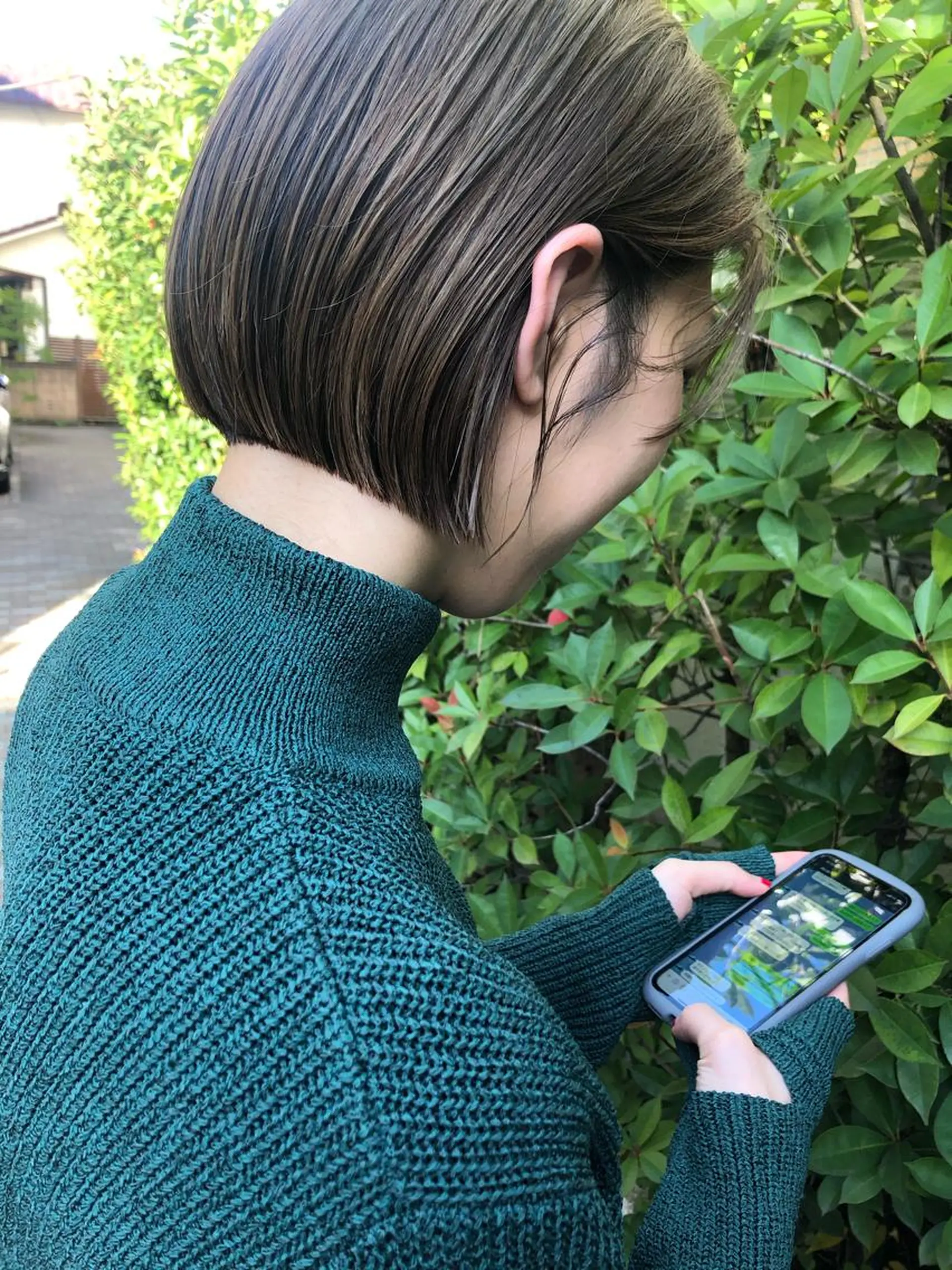 ミディアム カラー 切りっぱなしボブ ボブ “ミニモ最高評価獲得 “代表"Kohei"のヘアスタイル