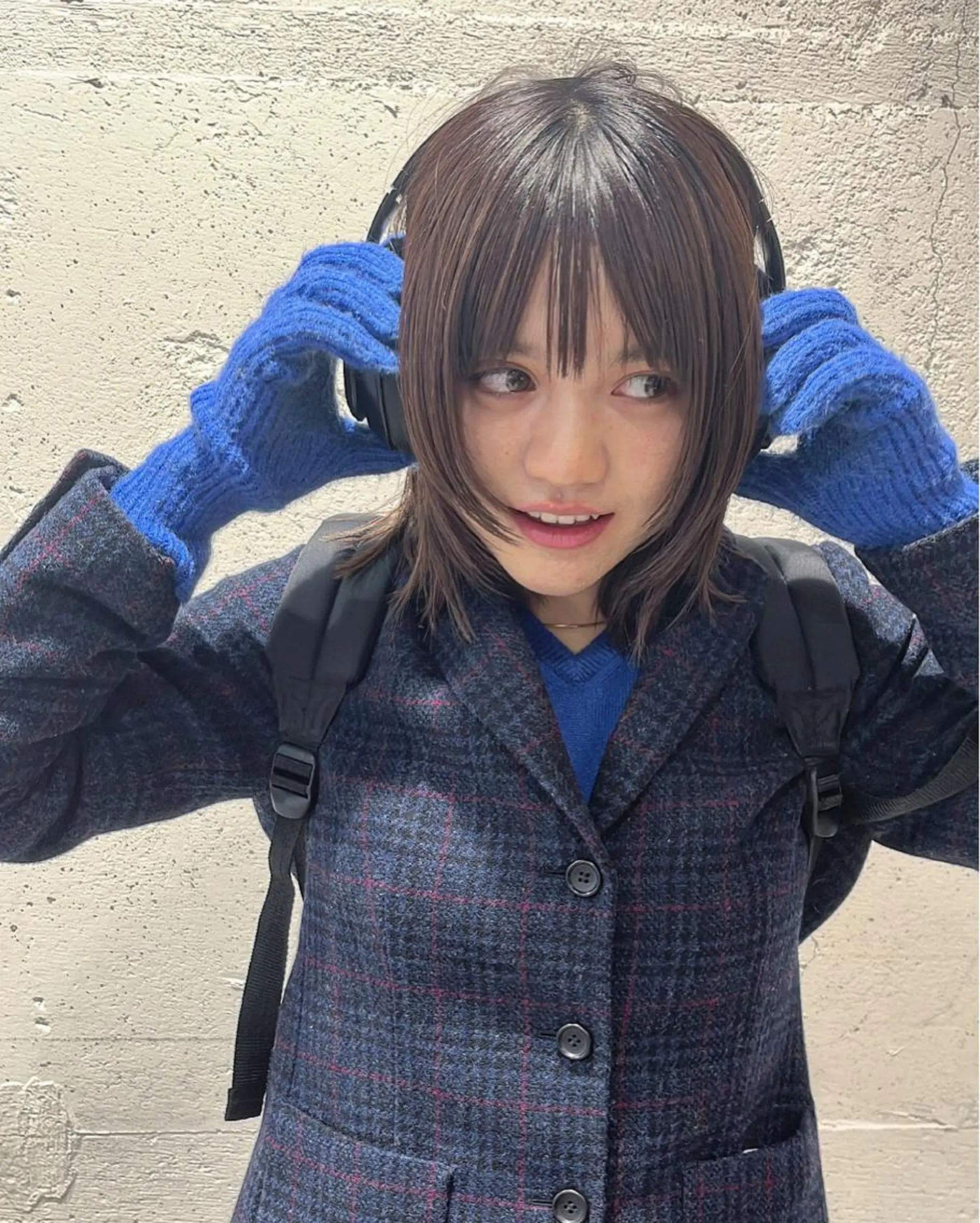 ミディアム かわい りほのヘアスタイル