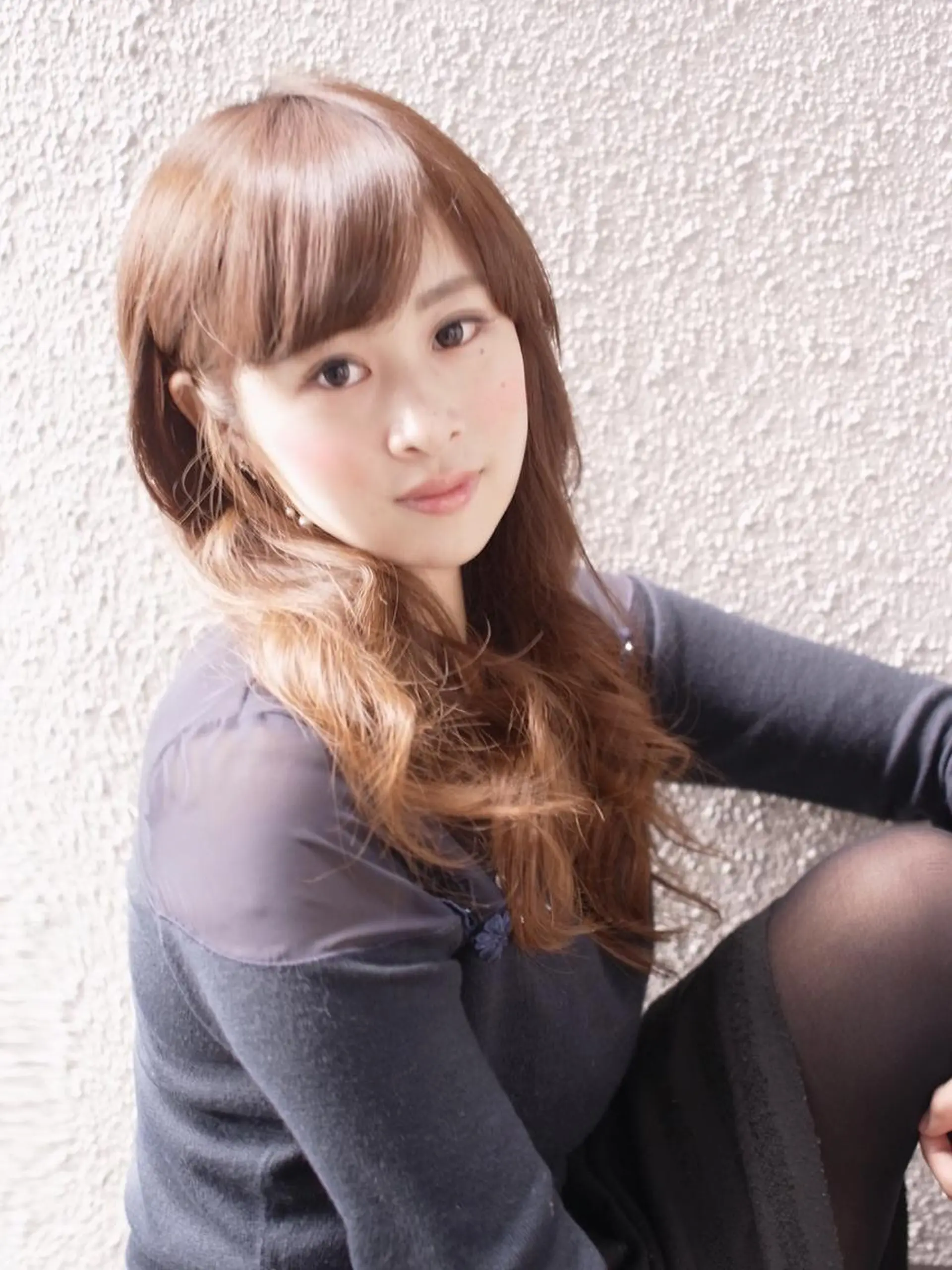 セミロング 浜田 敦史のヘアスタイル