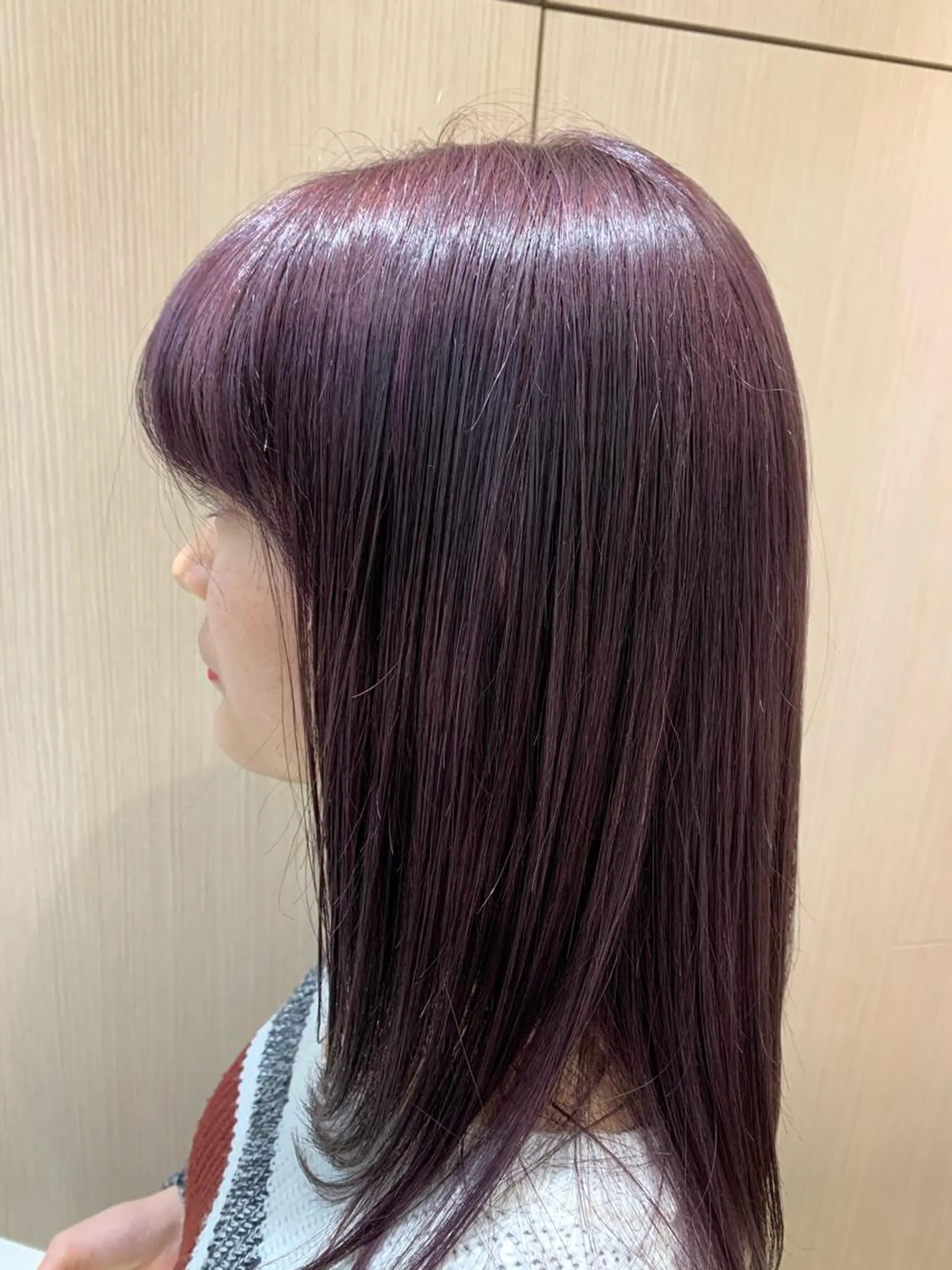 セミロング ヘアカラー トリートメント 堀井 猛史のヘアスタイル