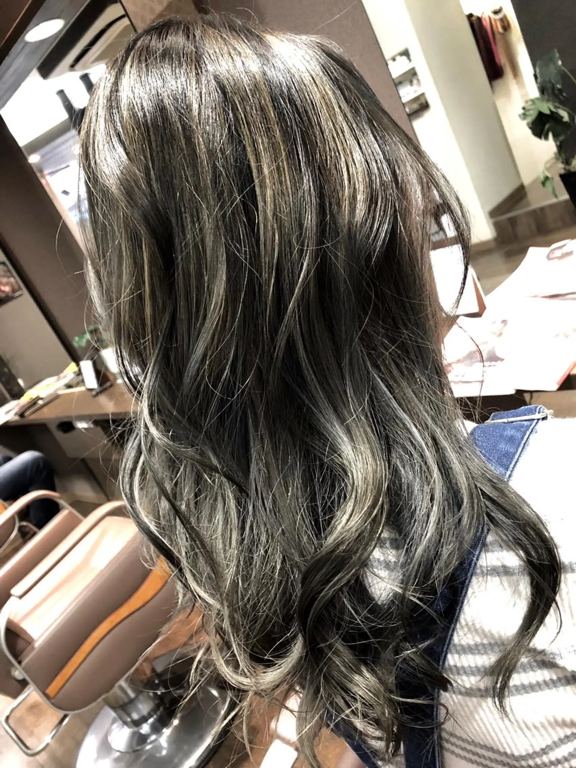 ロング カラー カット ヘアカラー トリートメント pep所属・pep natsumiのヘアスタイル