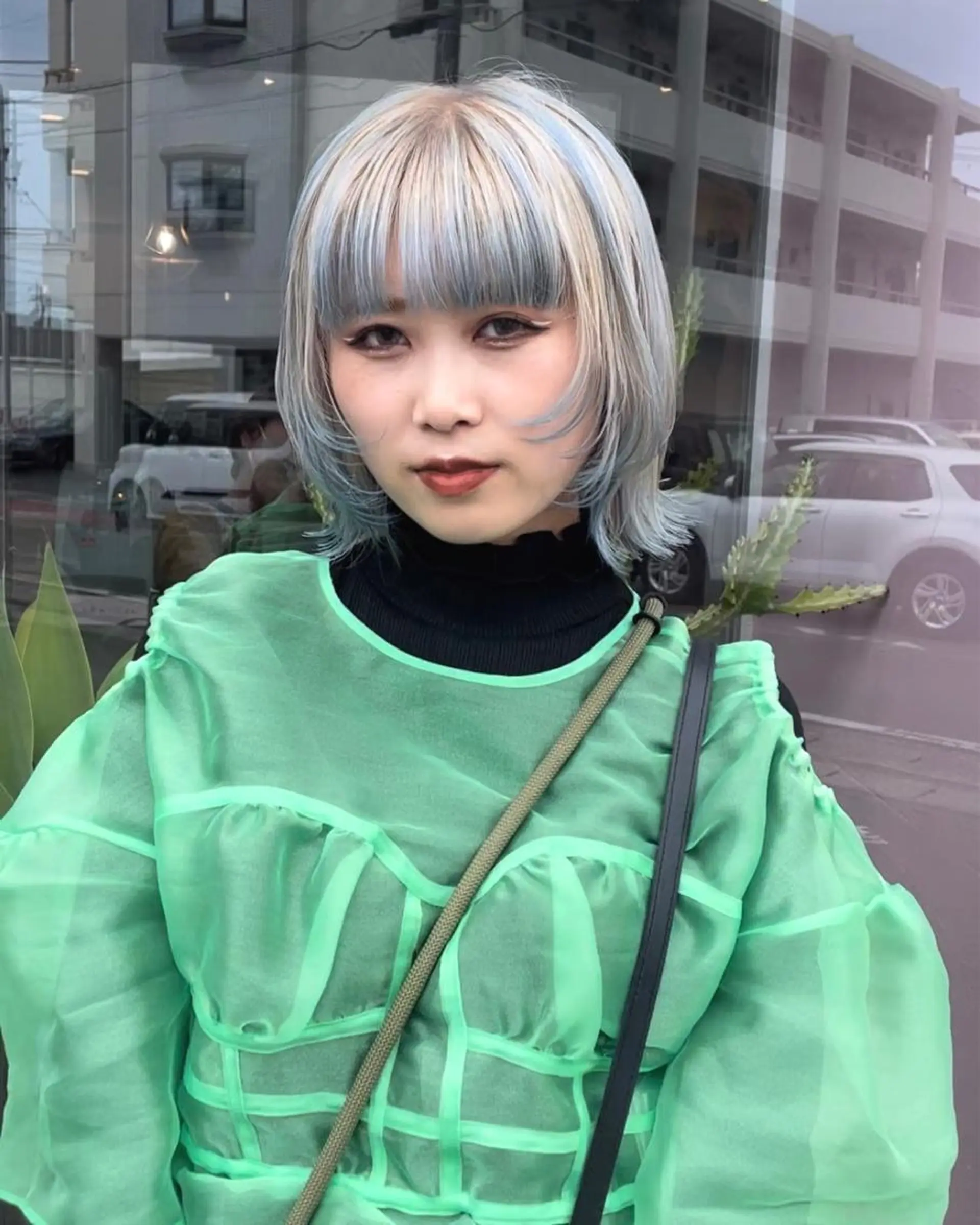 カラー ベージュ/透明感/ 桃子🎀のヘアスタイル