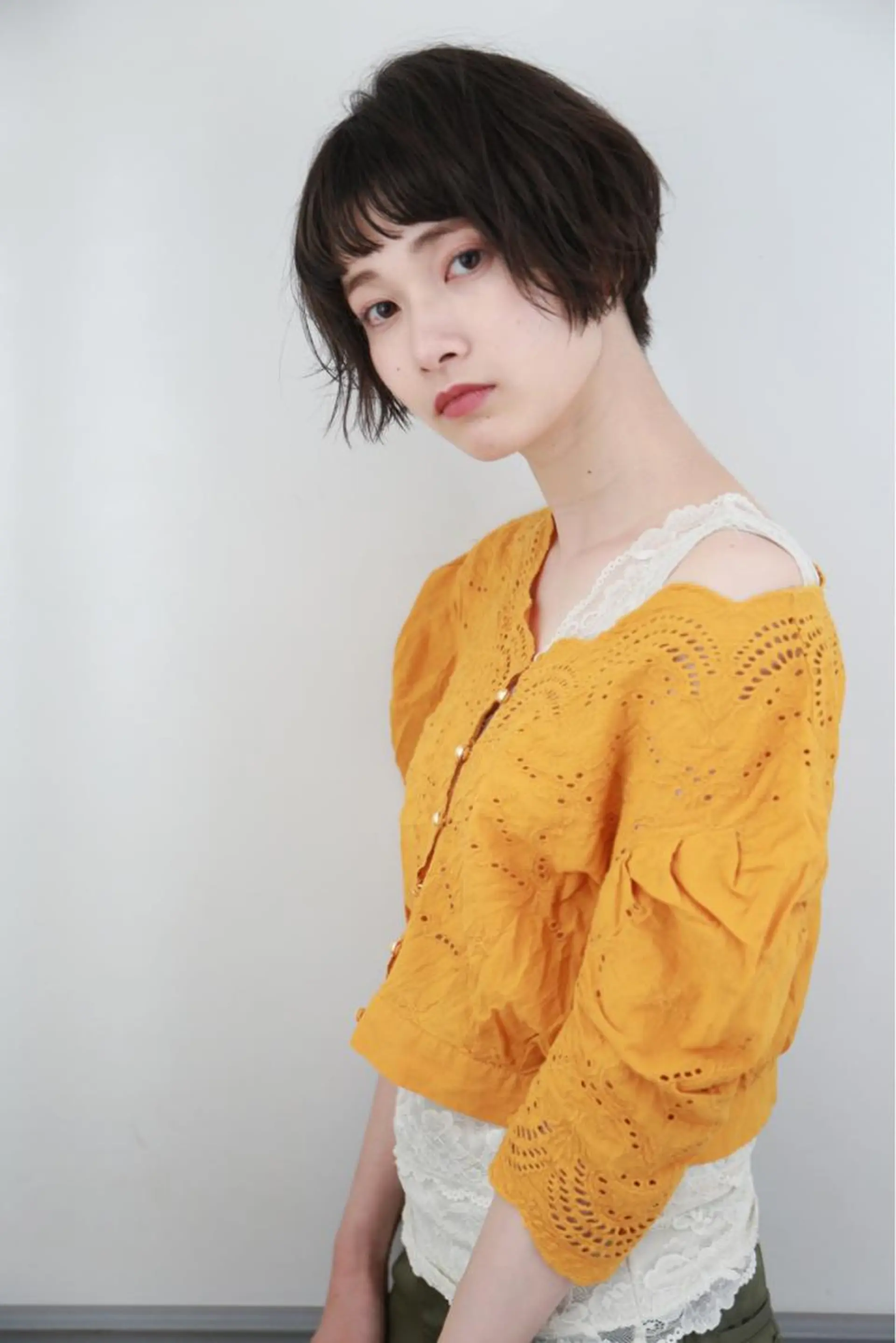 ショート カラー パーマ ヘアアレンジ アッシュ ショートヘア カット ヘアカラー 可愛いを作る神 ナオヒロのヘアスタイル