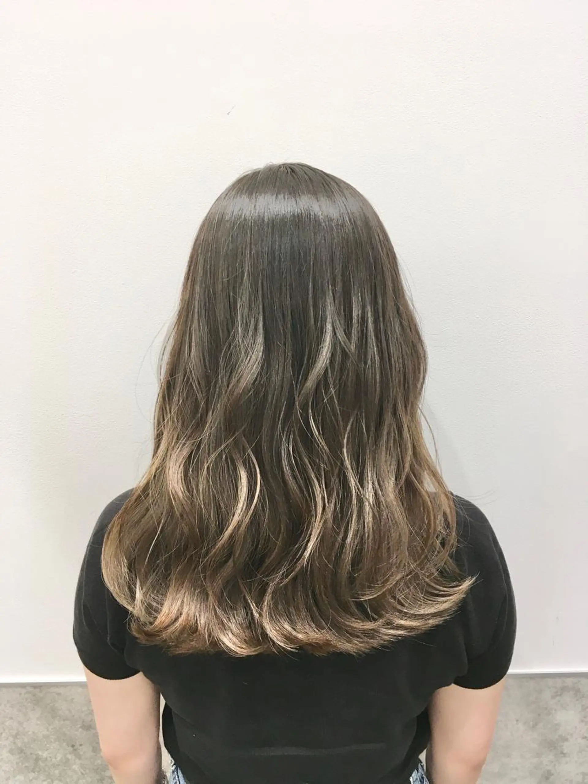 ロング カラー ヘアカラー トリートメント ヘアセット yoshi ☆のヘアスタイル