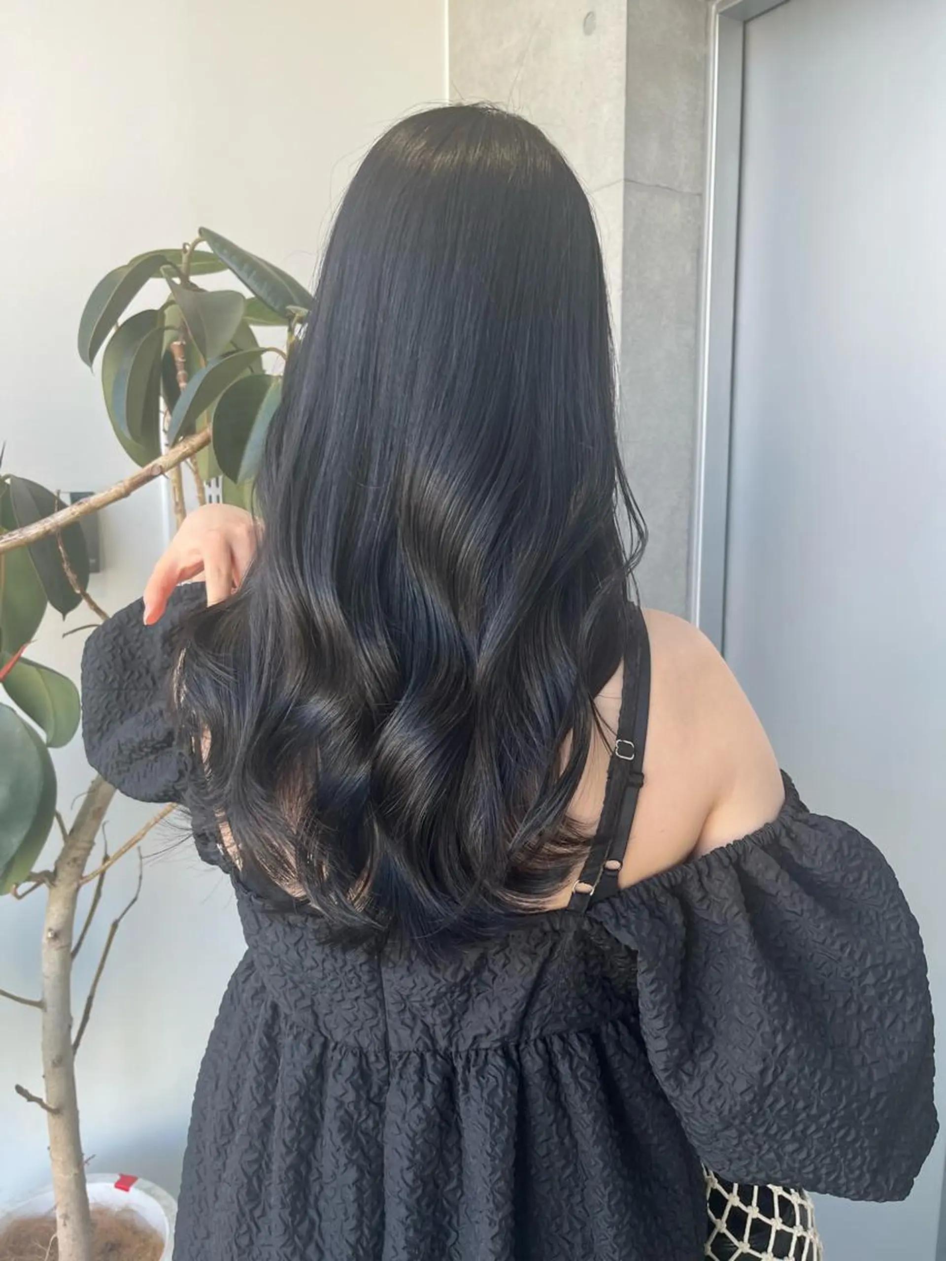 セミロング カラー パーマ ヘアアレンジ カット ヘアカラー トリートメント ヘッドスパ 透明感/オリーブ/ グレージュ/YUKAのヘアスタイル