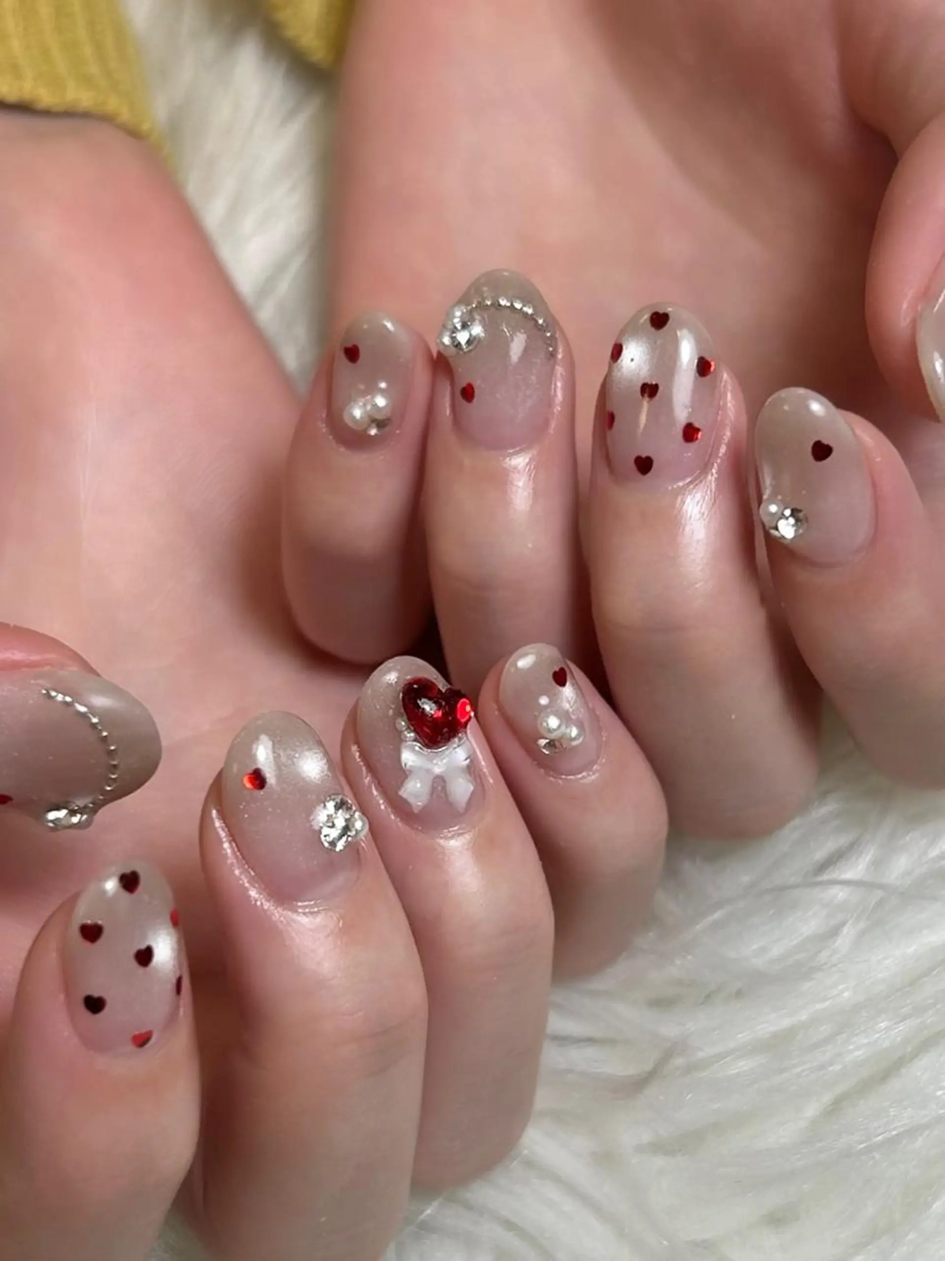 ネイル 長さ出し ジェルネイル ロングネイル パラジェル ワンホンネイル Azusa🩵 ネイル💅🏻南森町のネイルデザイン