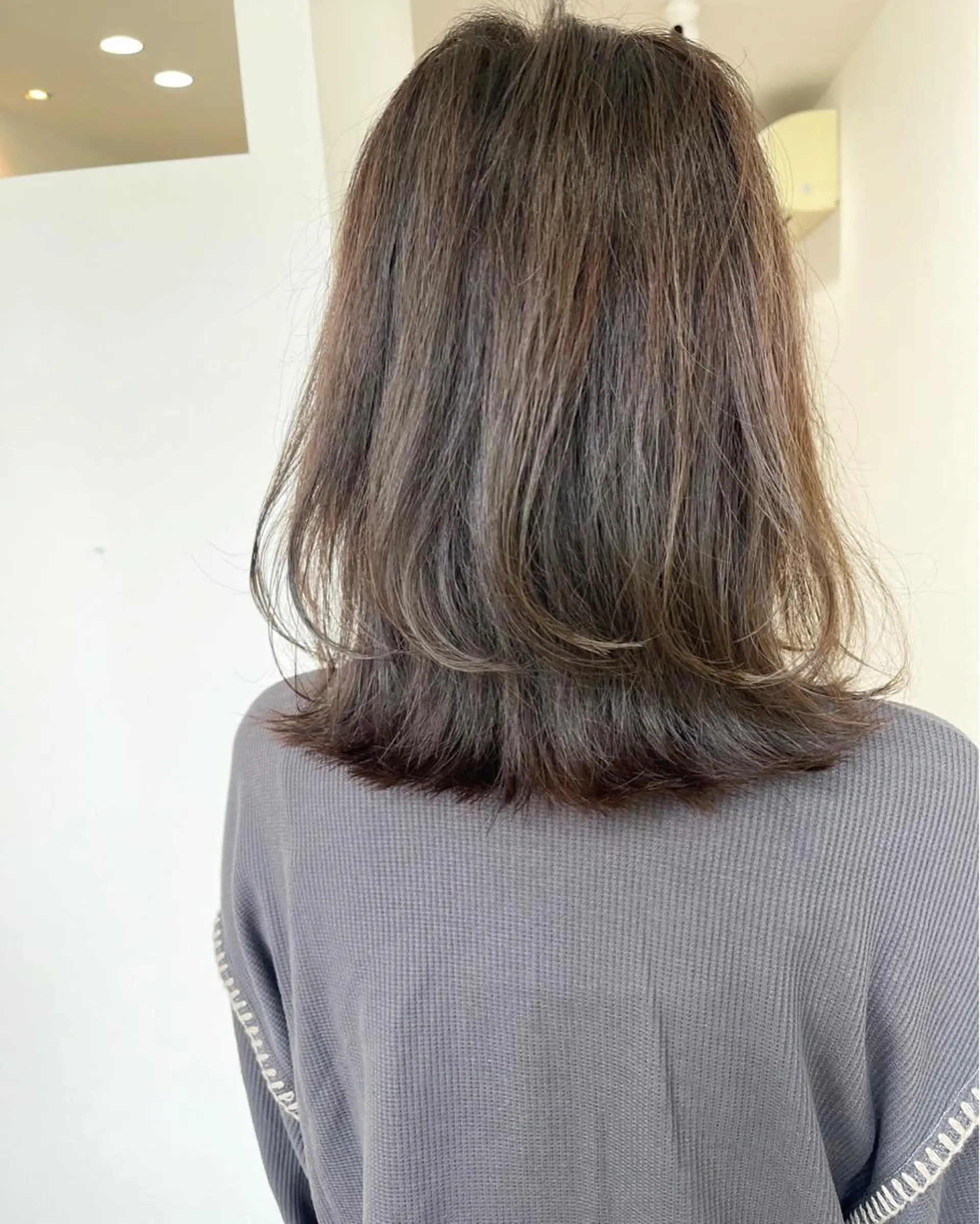 ミディアム ミディアムレイヤー レイヤーカット ショート&ボブ井上 菜樹のヘアスタイル