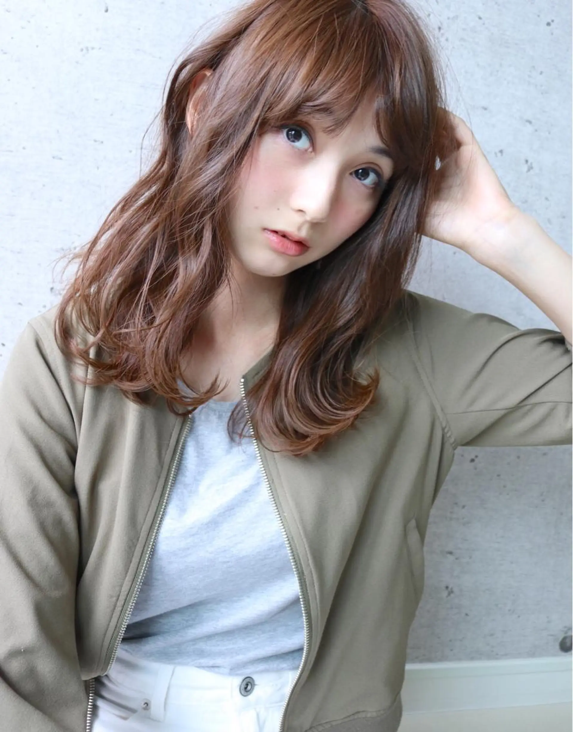 セミロング カラー ブラウンカラー ナチュラルブラウン 統括ディレクター kuriのヘアスタイル