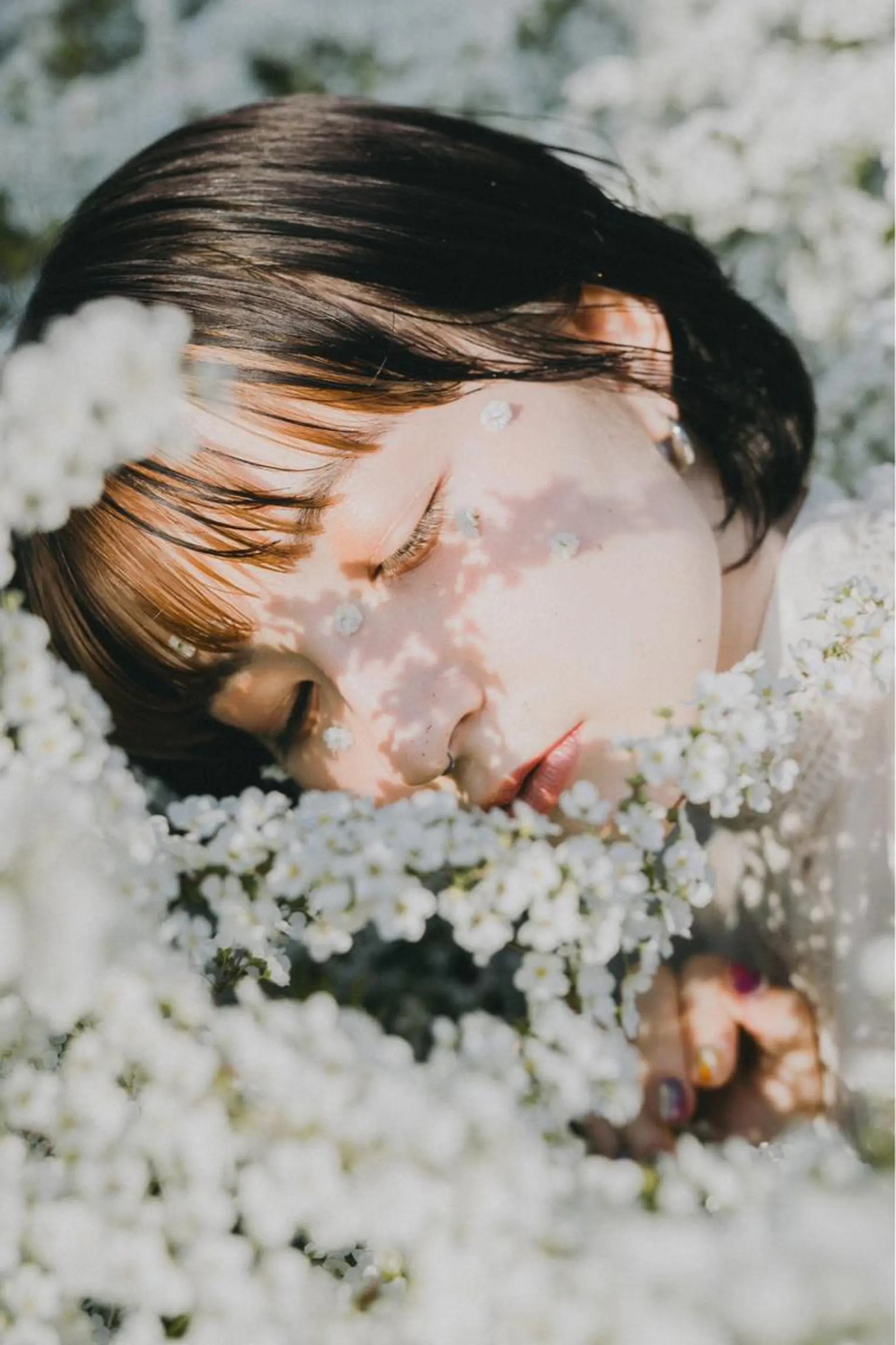 ミディアム カラー ヘアアレンジ レイヤーカット×髪質 改善🇰🇷シオリのヘアスタイル