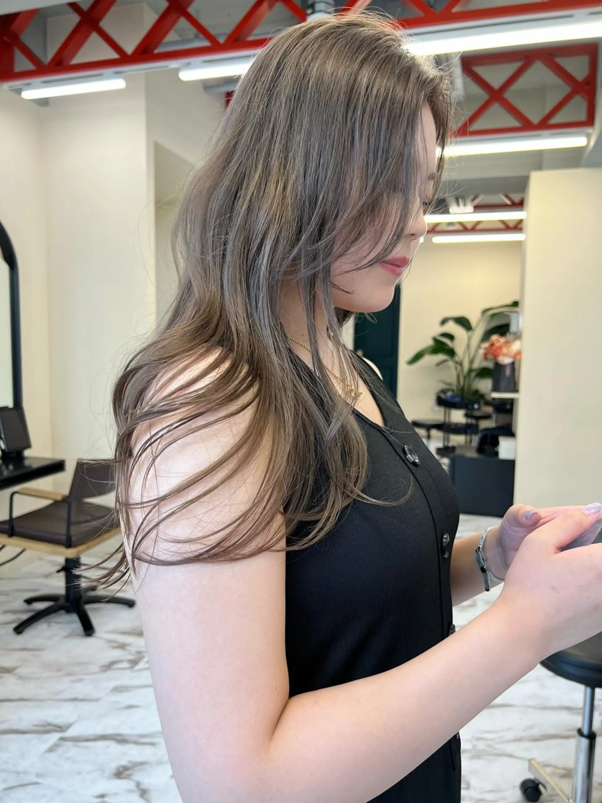 ロング カラー ヘアアレンジ 髪質改善/縮毛矯正 鈴木裕介のヘアスタイル