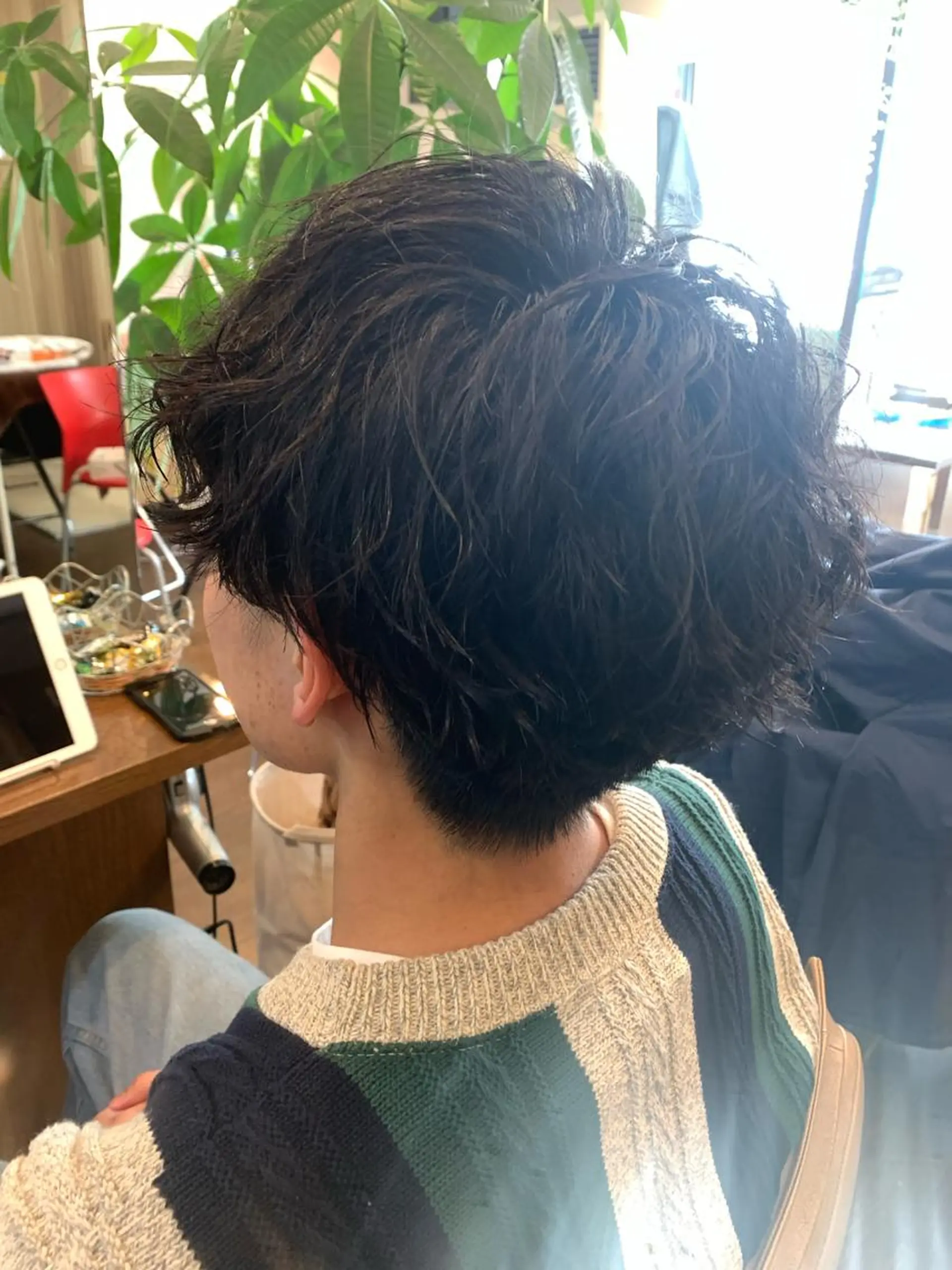 ショート パーマ メンズ coupe ciseauxのヘアスタイル