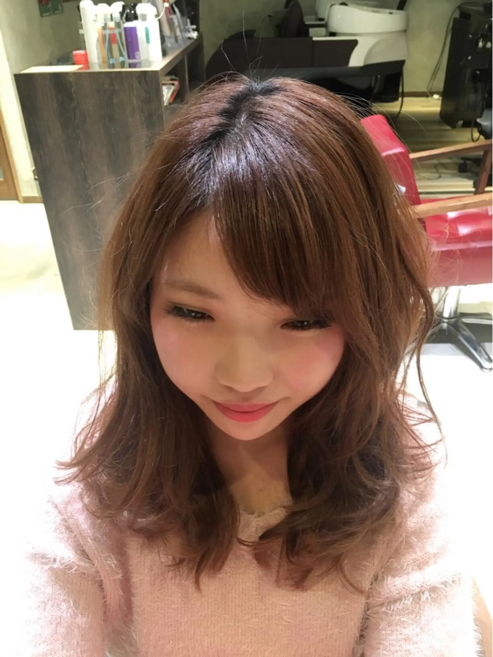 セミロング 松村 崇弘のヘアスタイル