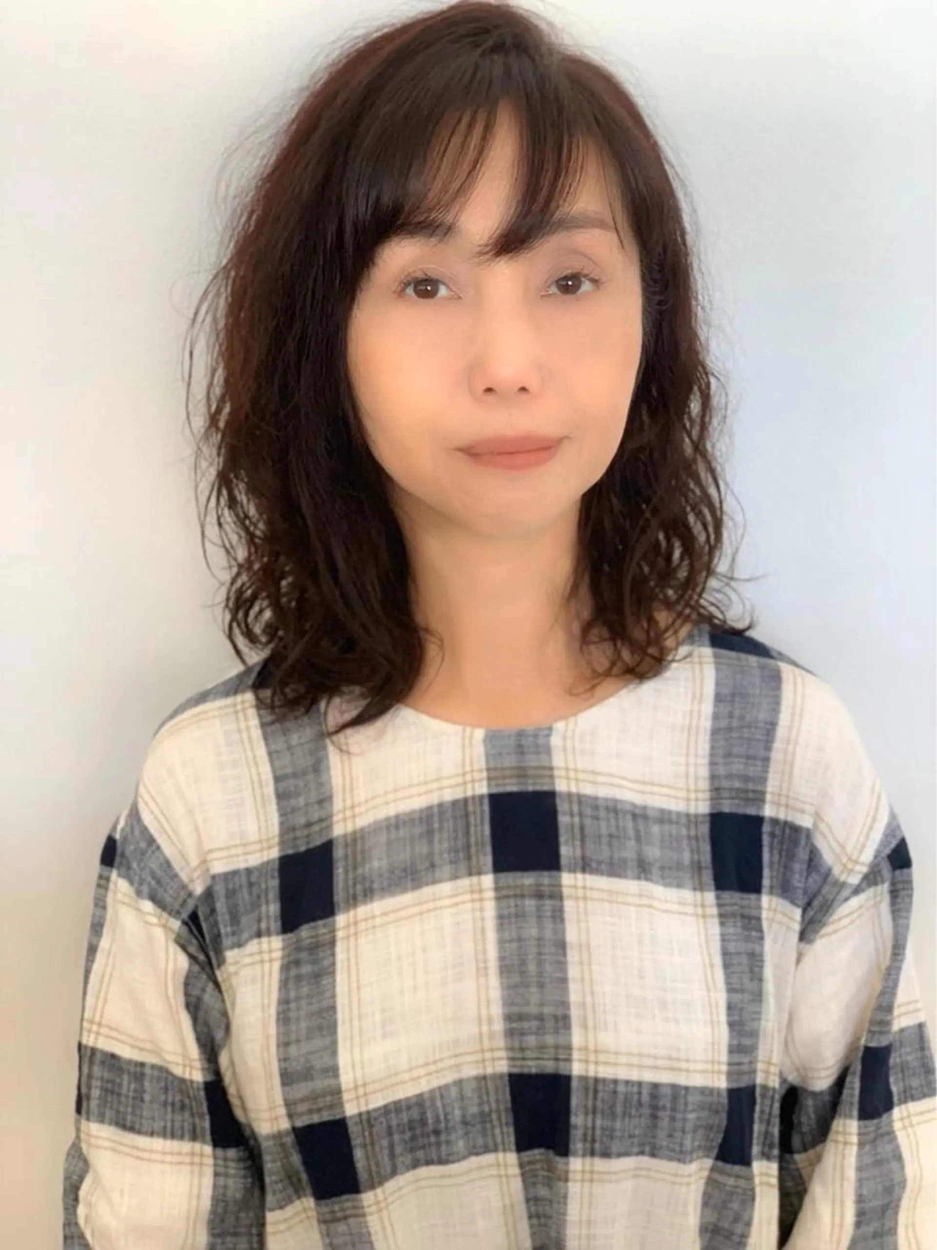 セミロング マツエク・マツパ くせ毛 高橋 春菜のヘアスタイル