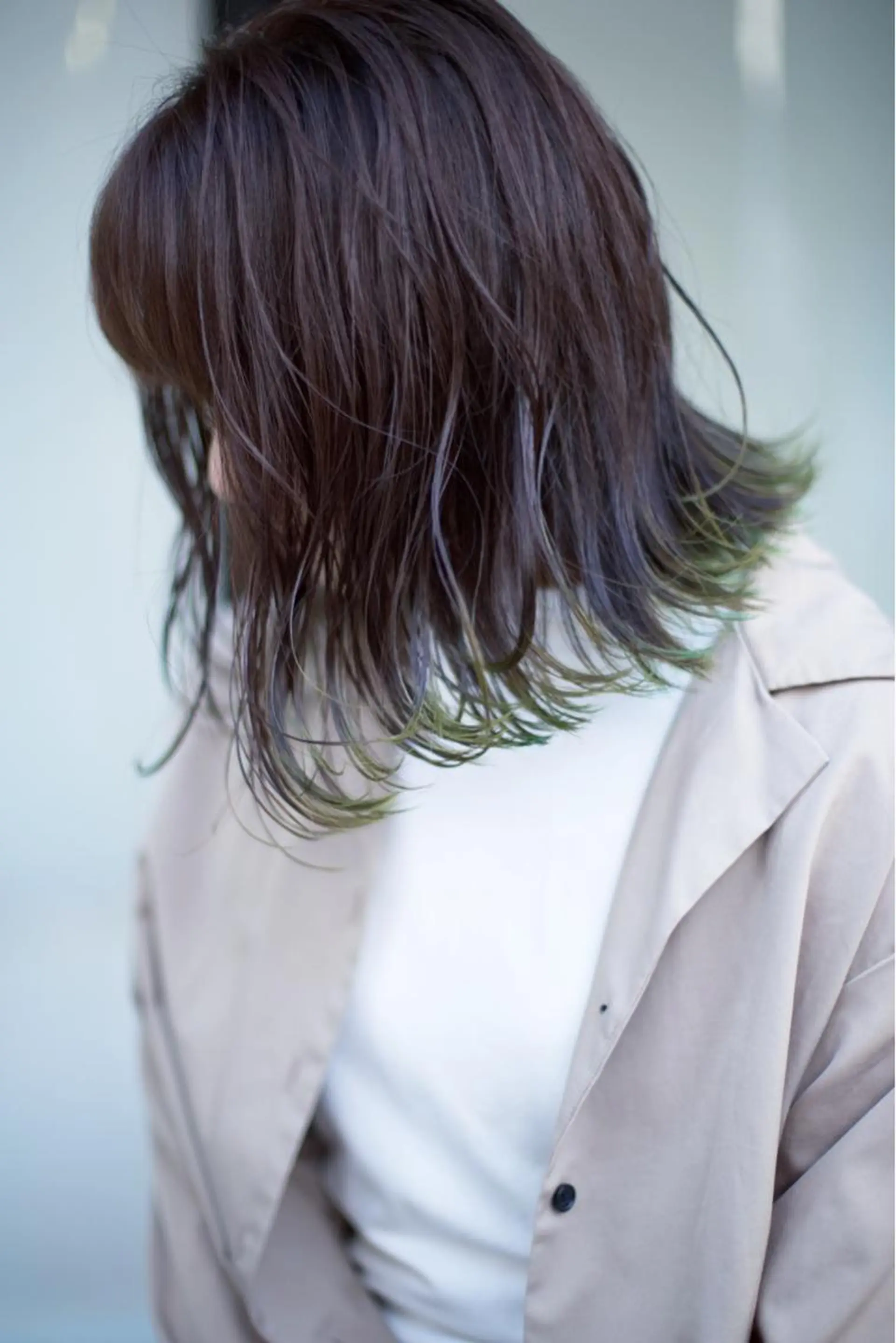 ミディアム カラー ﾊｲﾄｰﾝ/ｶﾗｰ/ 用賀/稲若健太郎のヘアスタイル