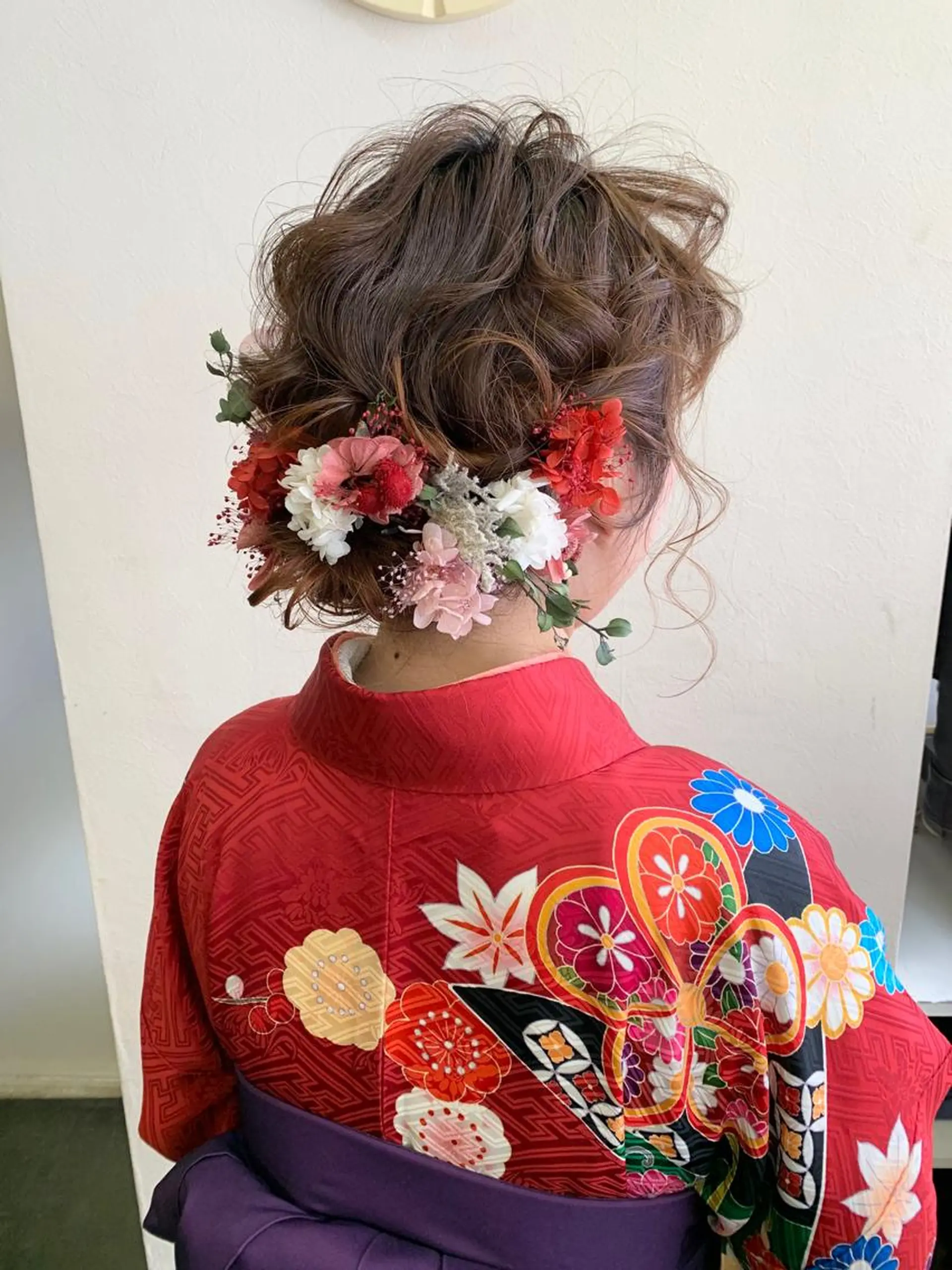 ヘアアレンジ 髪飾り 谷口 弥生のヘアスタイル