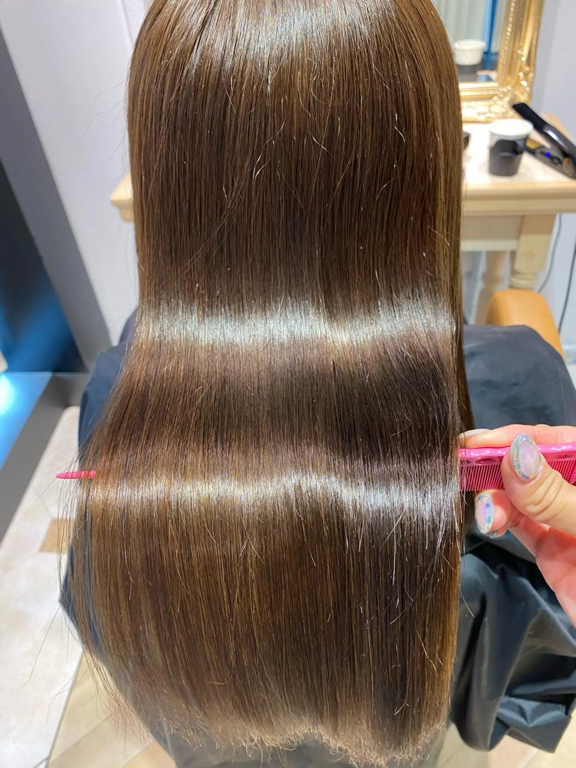 ロング トリートメント 髪質改善　縮毛の達人 矢井由真のヘアスタイル