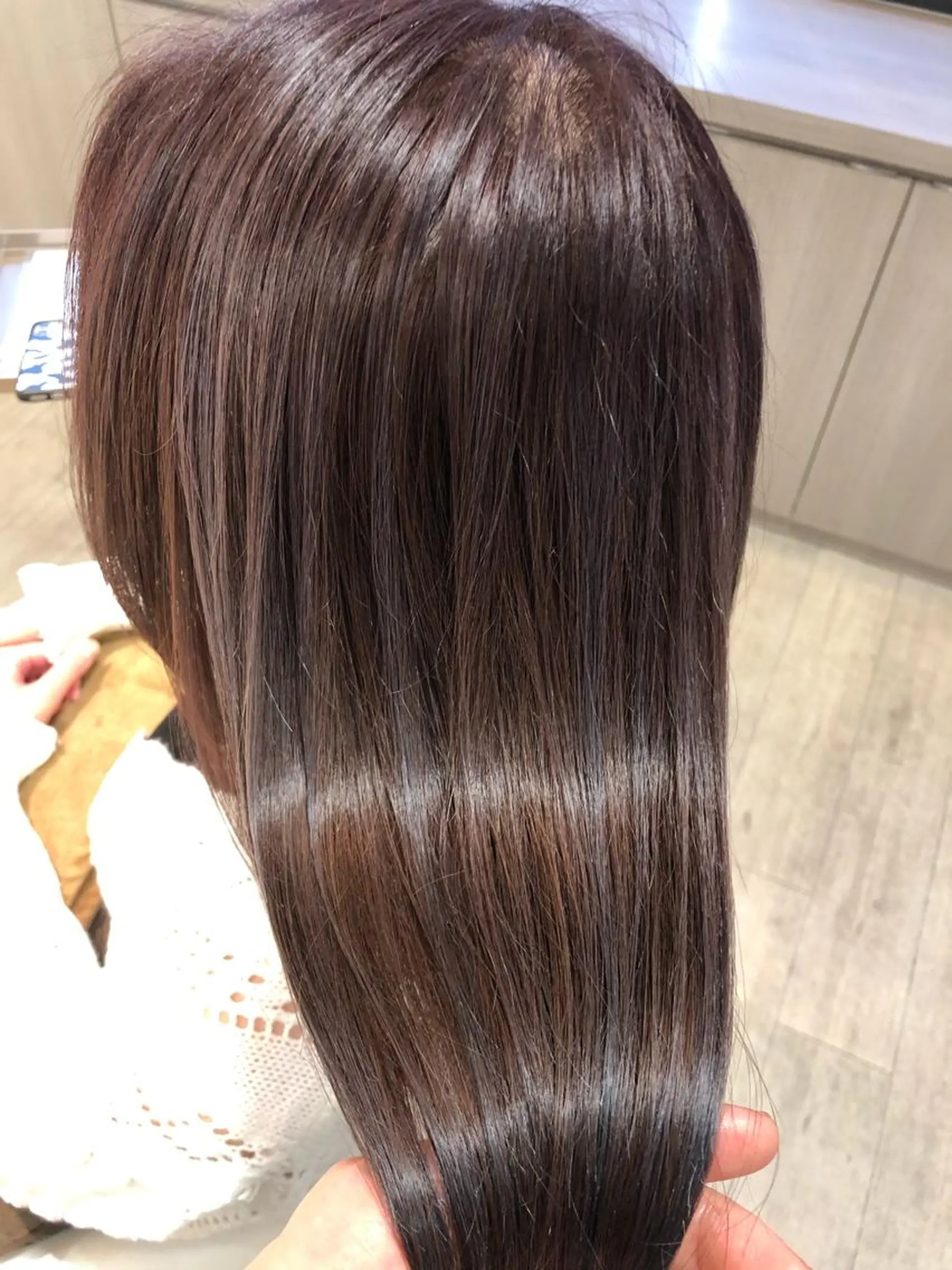 ロング ハイライト ブリーチ/髪質改善 NYNY大久保のヘアスタイル