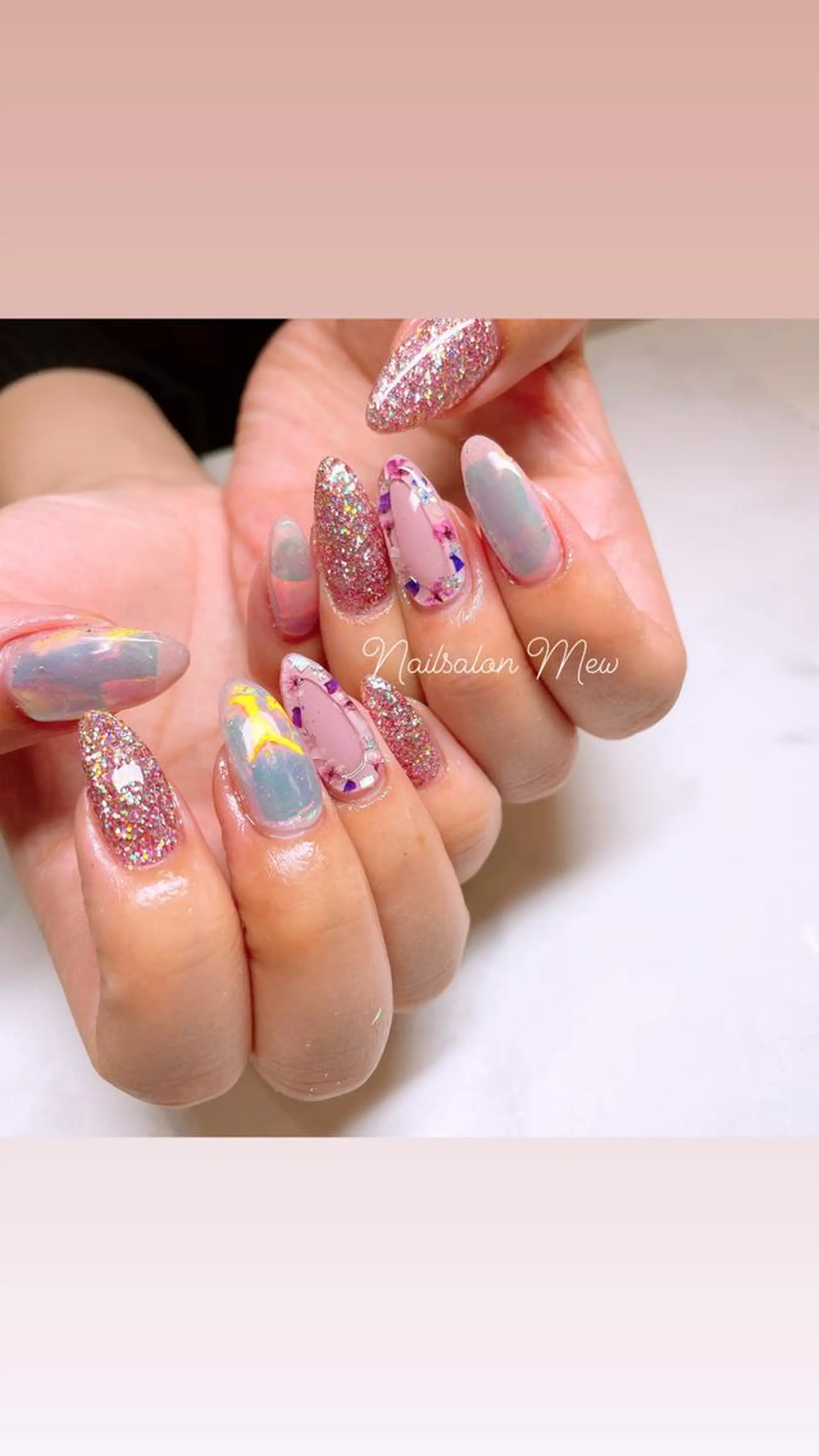 ネイル Nailsalon Mew❤︎のネイルデザイン