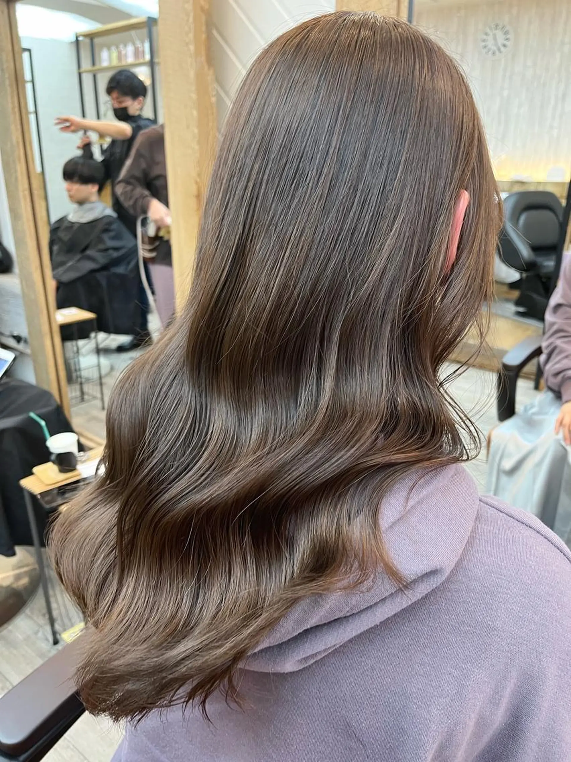 セミロング カラー パーマ ヘアアレンジ メンズ 💎髪質改善特化💎 RUITOのヘアスタイル