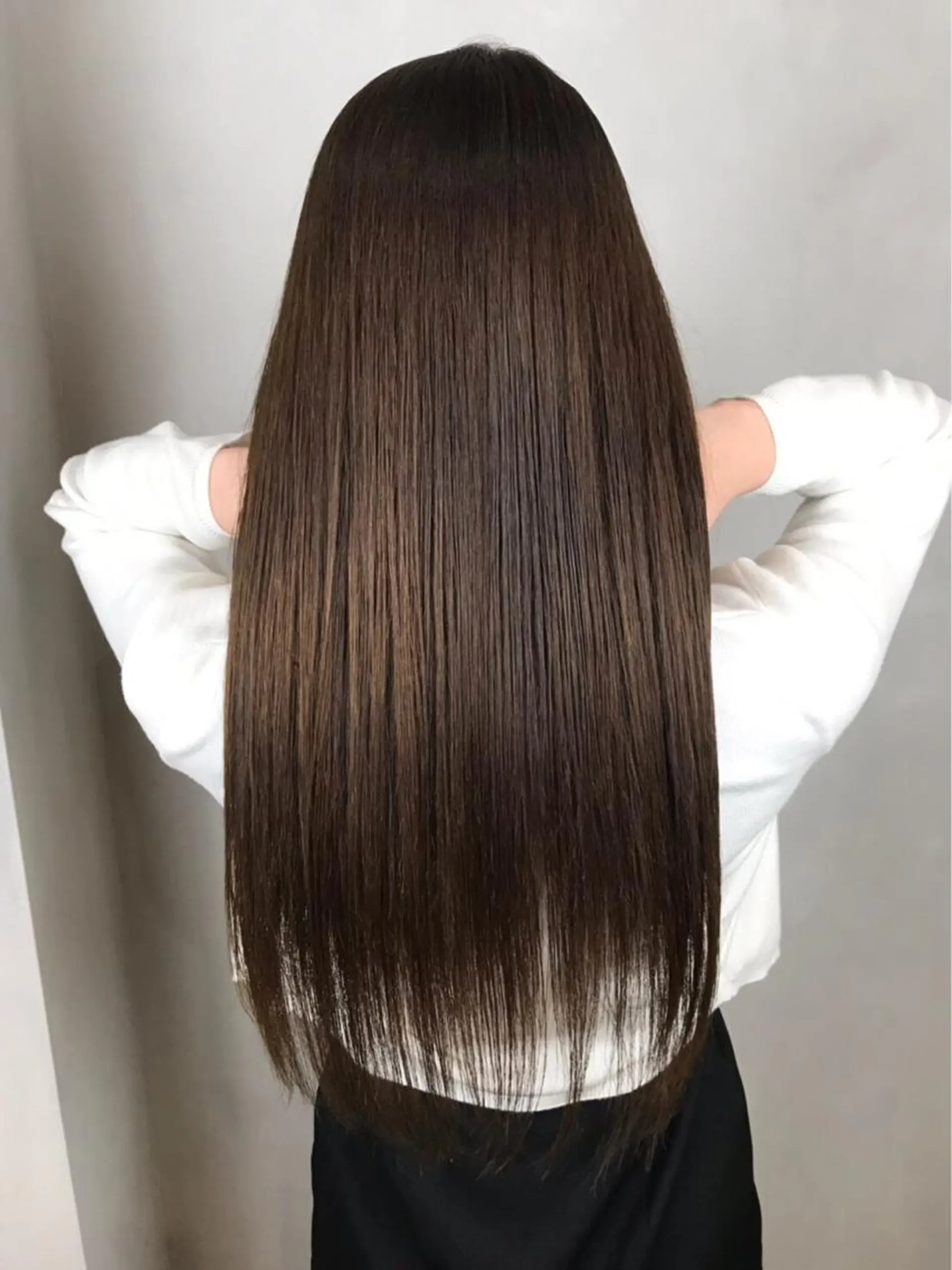 ロング パーマ 縮毛矯正 トリートメント BROCANTE立川 karasawa.nのヘアスタイル