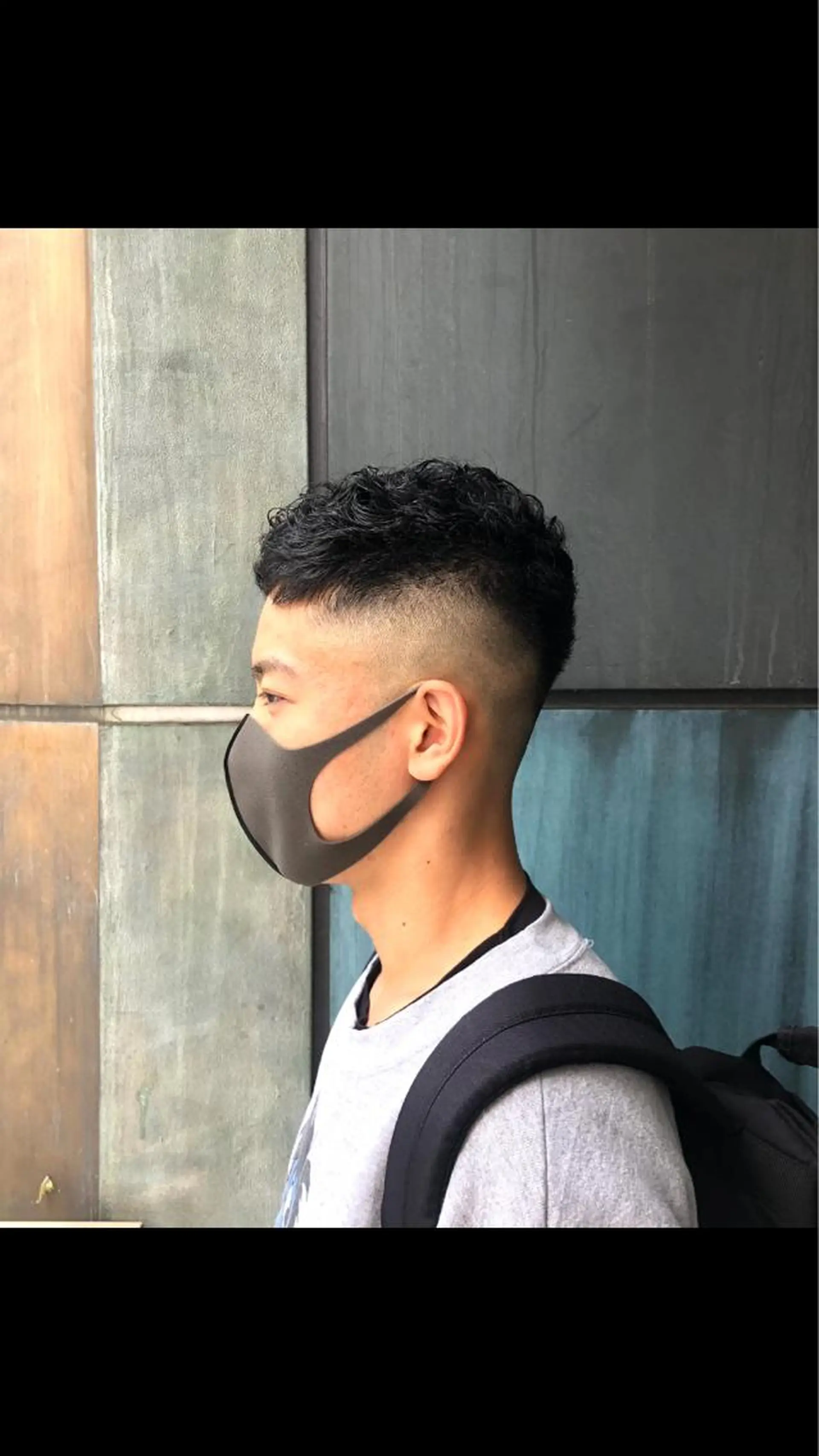 ショート くせ毛 岡崎 隆晟のヘアスタイル