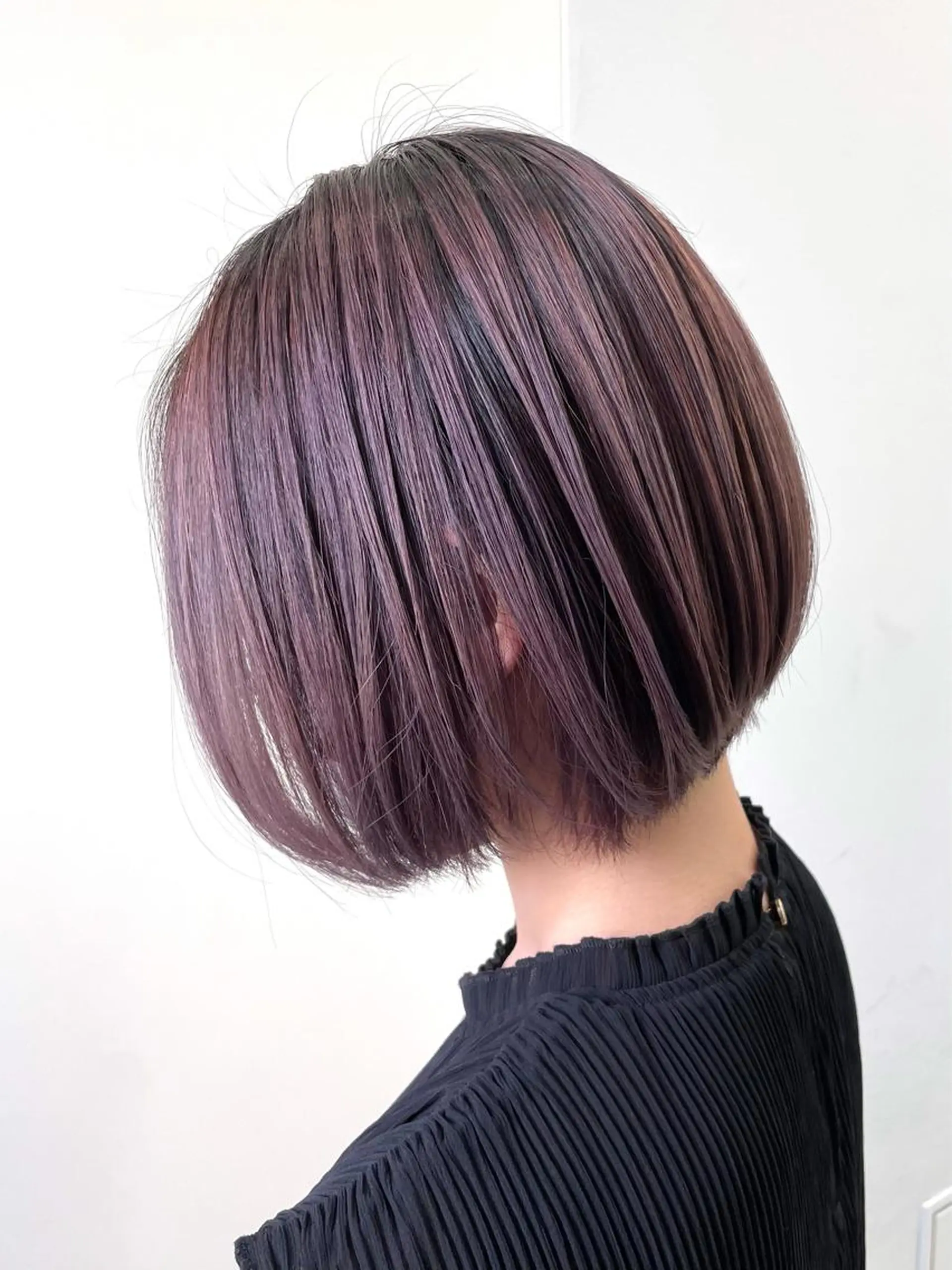 ミディアム カラー ヘアアレンジ バレイヤージュ ブリーチ ラベンダーカラー レイヤーカット 🦄インナーカラー 🦄貫井彩花のヘアスタイル