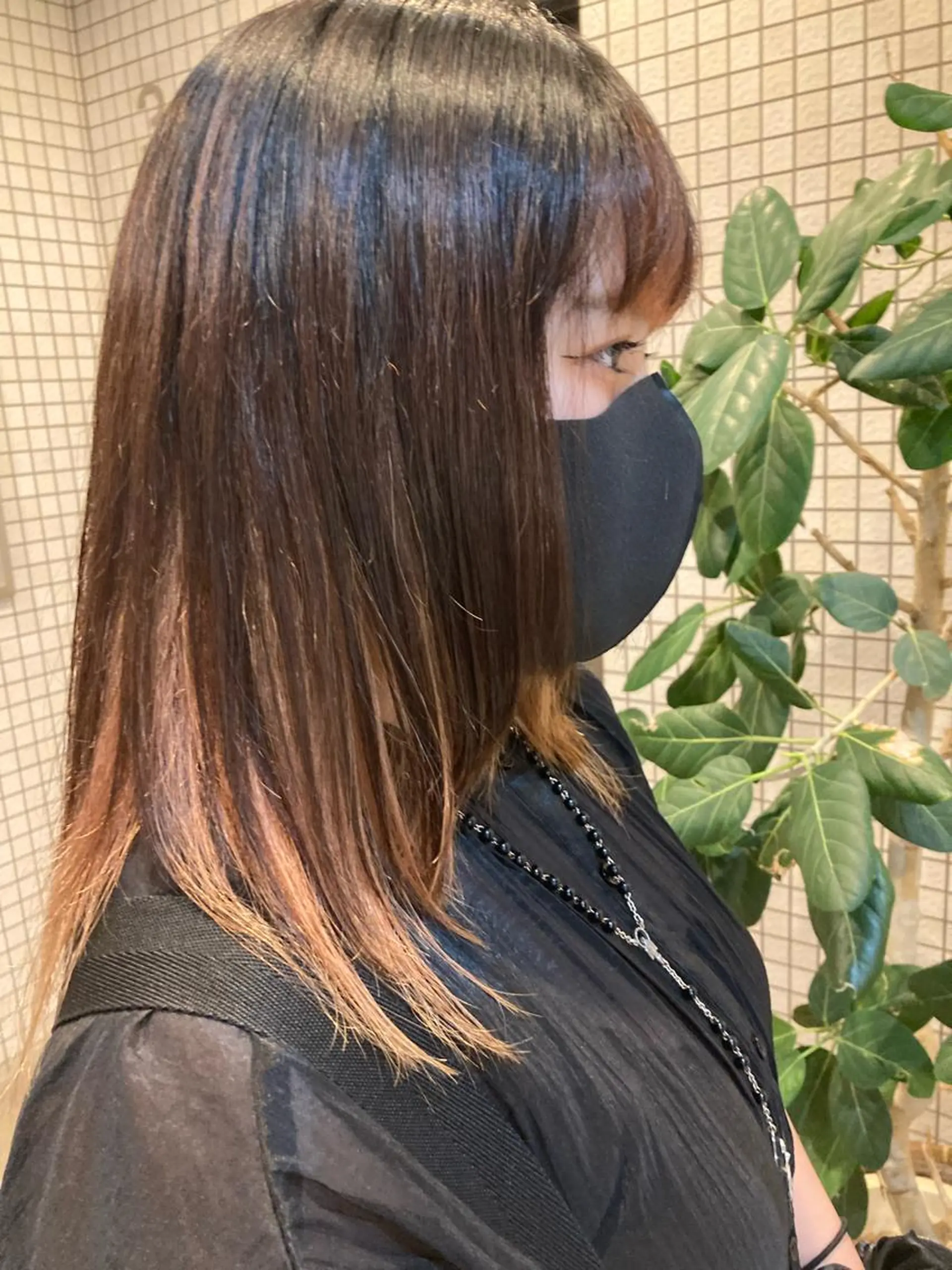 ミディアム ヘアカラー 透明感カラー🫧 nanohaのヘアスタイル