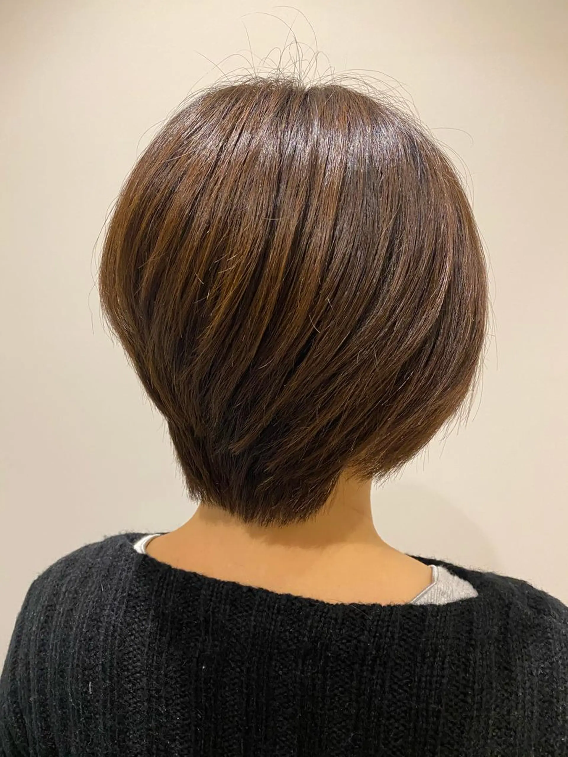 ショート カラー ブラウンカラー ショートヘア 艶髪🌿美髪 大塚礼乃【西荻窪】のヘアスタイル