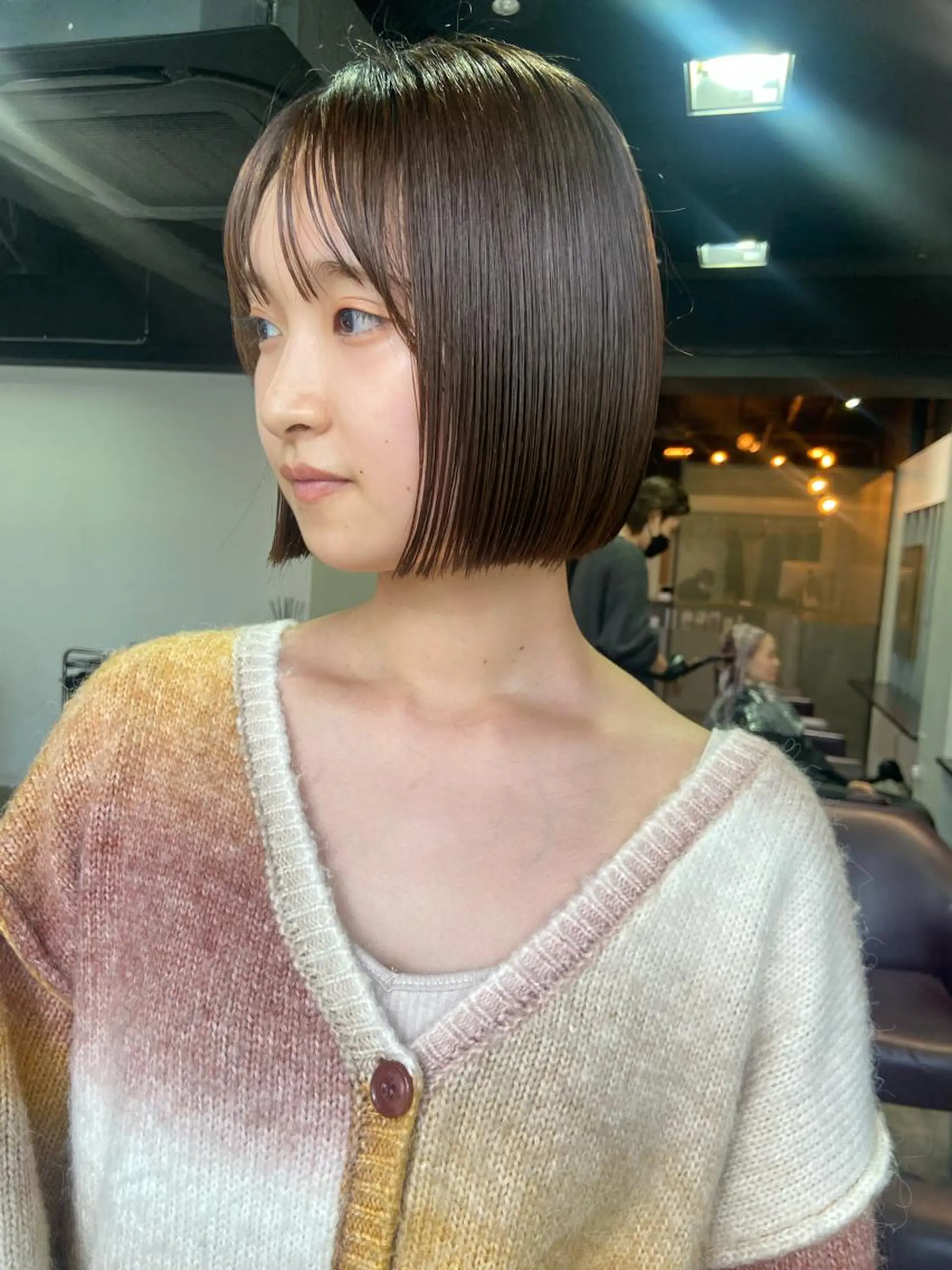 ショート 地毛風艶カラー🌿 喜多夏海のヘアスタイル