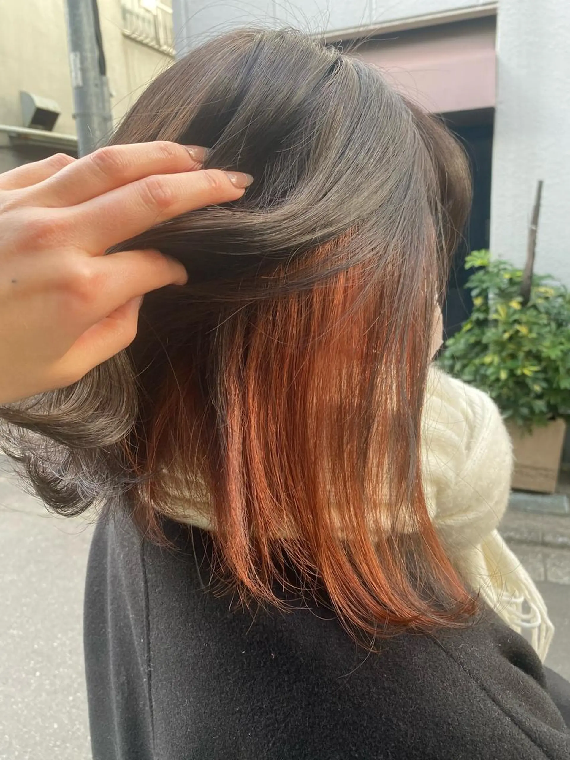 ミディアム カラー pep natsumiのヘアスタイル