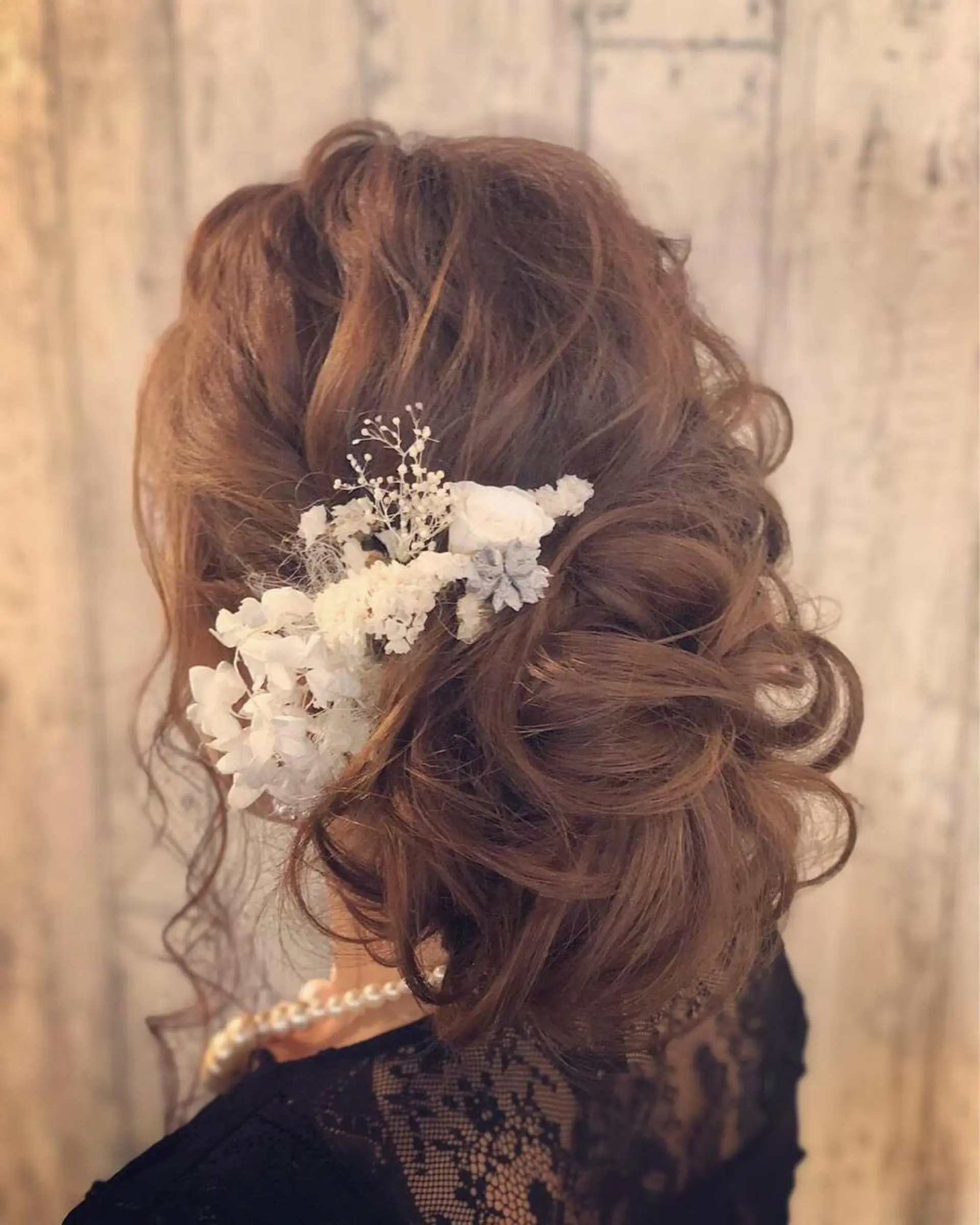 ミディアム ヘアアレンジ ヘアセット CAnameのヘアスタイル