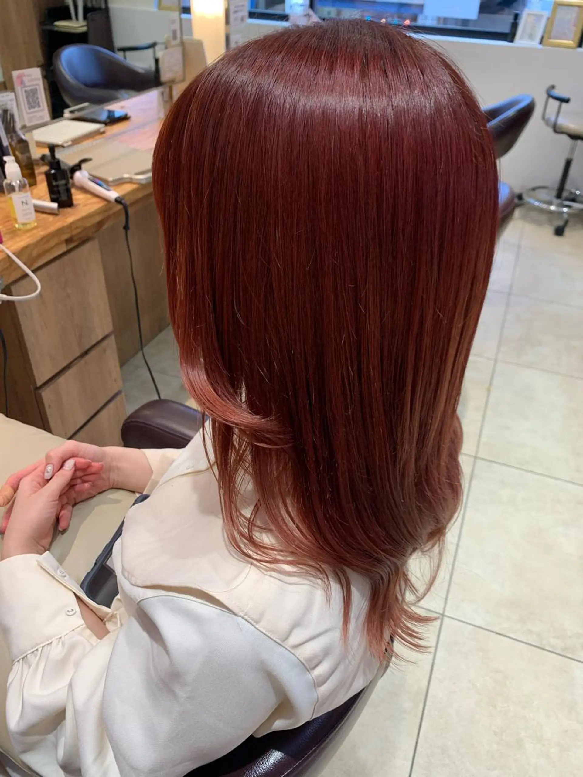 ロング ヘアカラー 庄司 沙羅のヘアスタイル