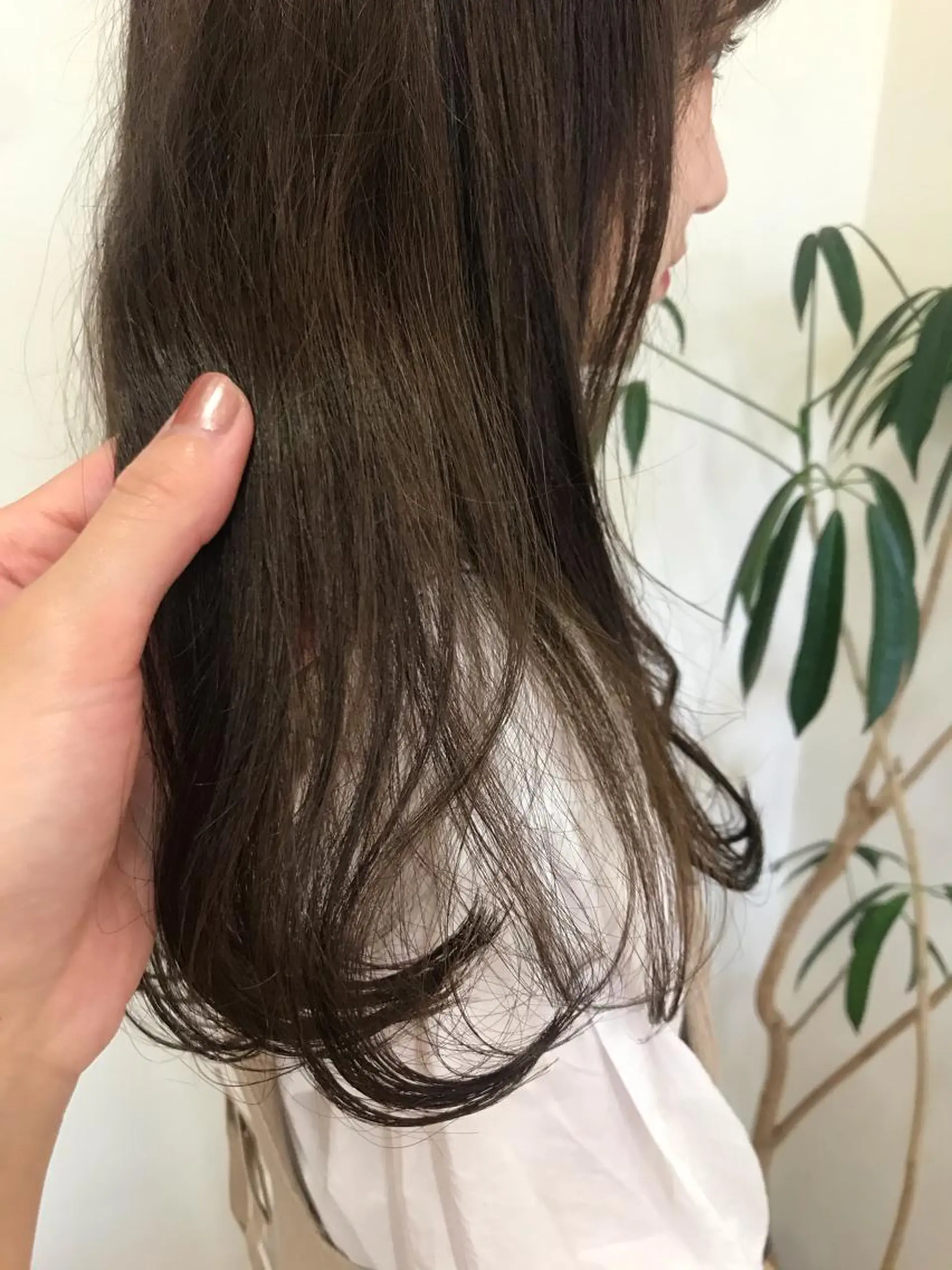 ロング カラー カット ヘアカラー トリートメント * 透明感カラー c h i h o *のヘアスタイル