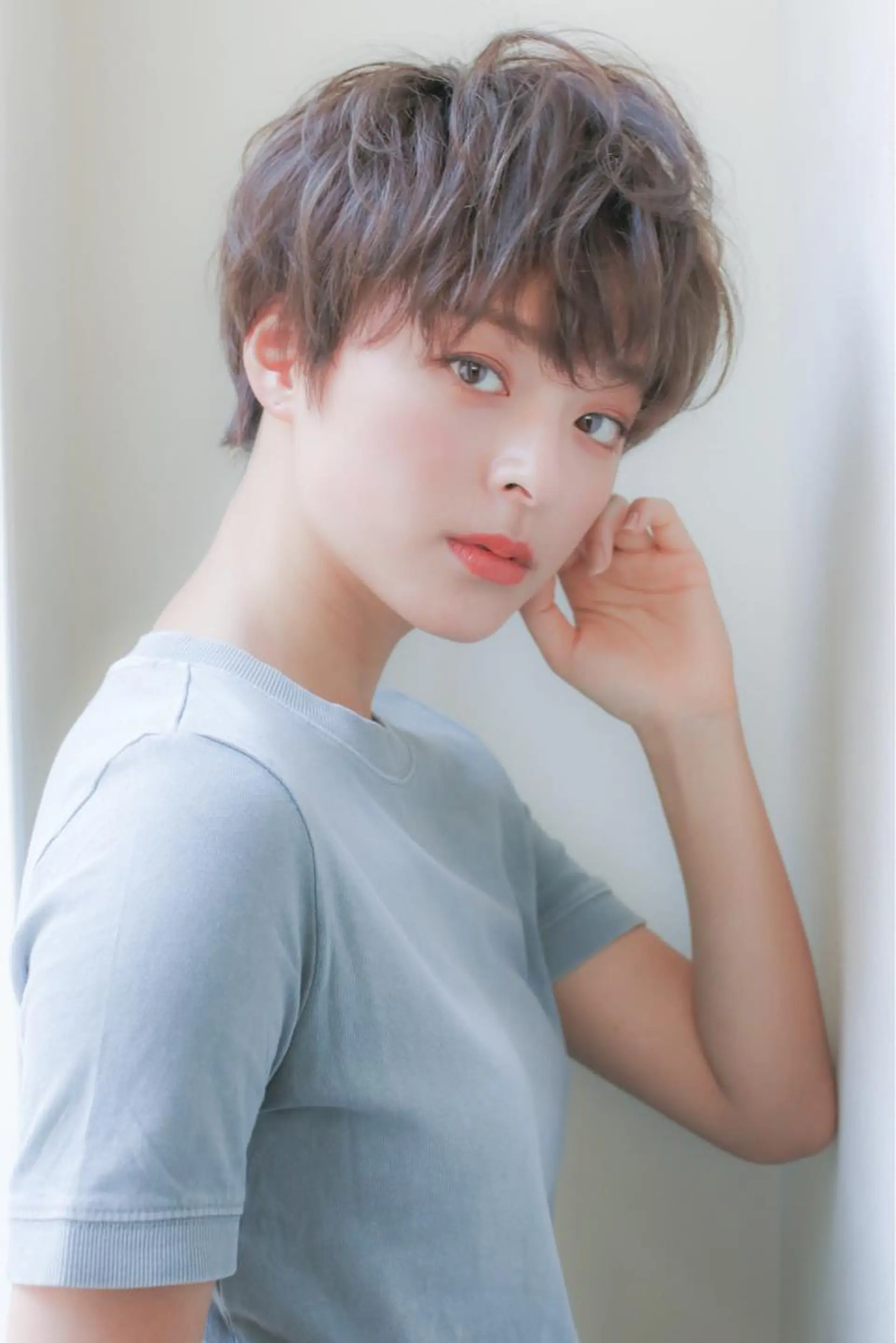 ショート カラー パーマ Lond re Maison.原宿のヘアスタイル