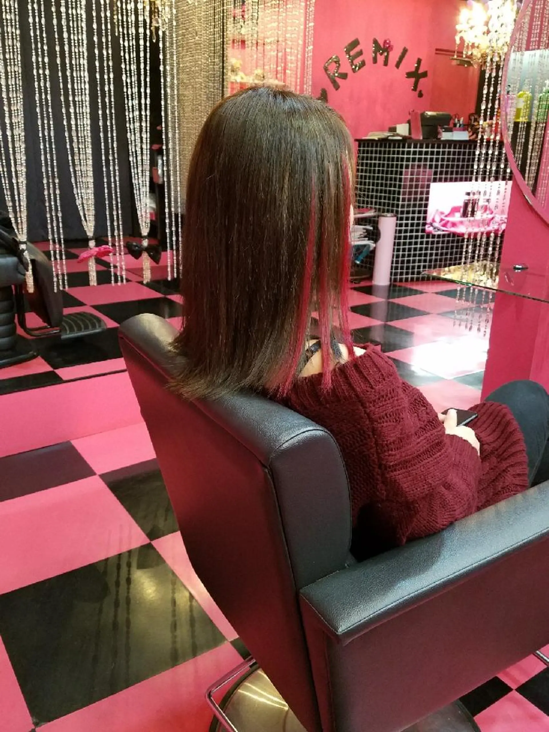 カラー セミロング エクステ REMIX　by　  Love　hairのヘアスタイル